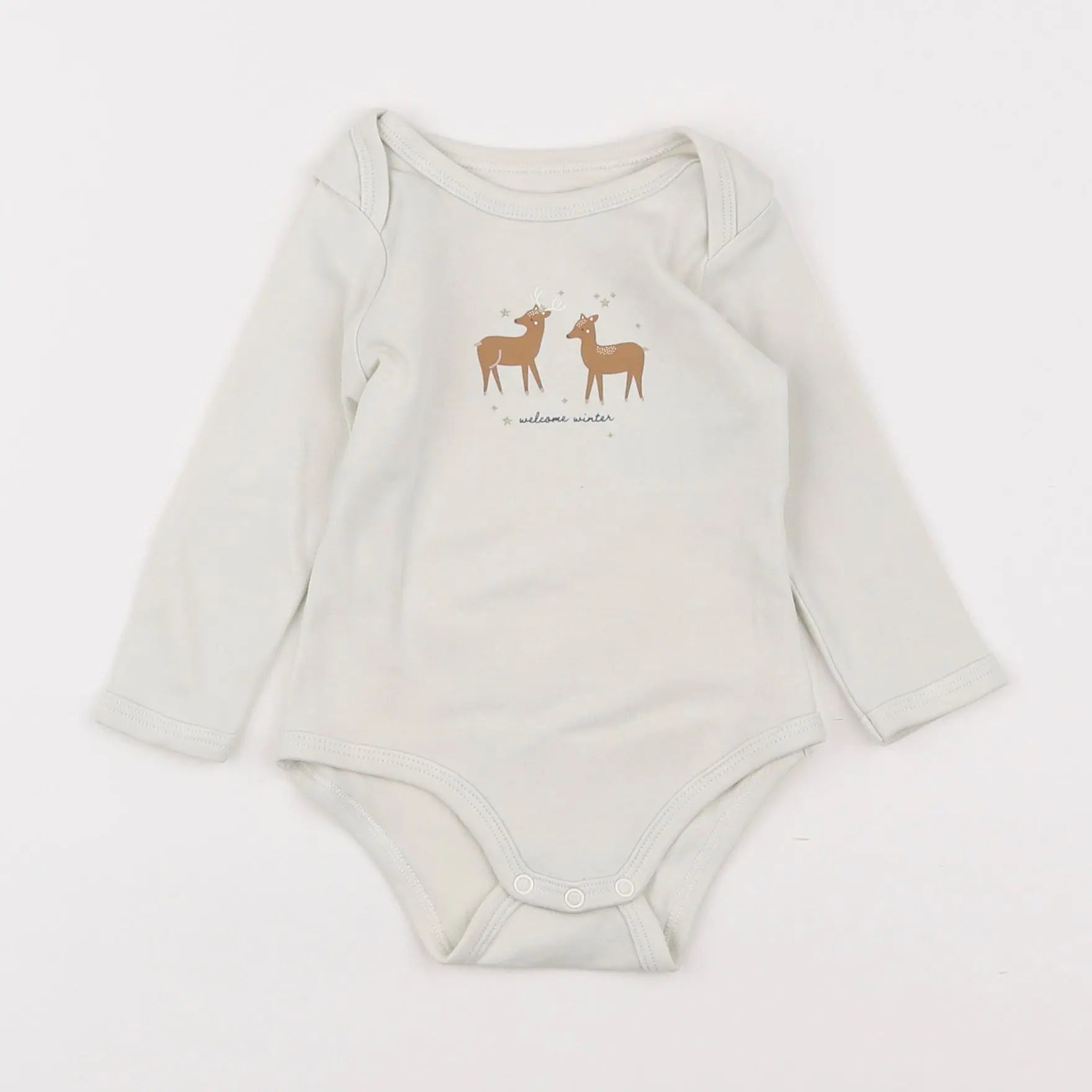 Vertbaudet - body beige - 6 mois
