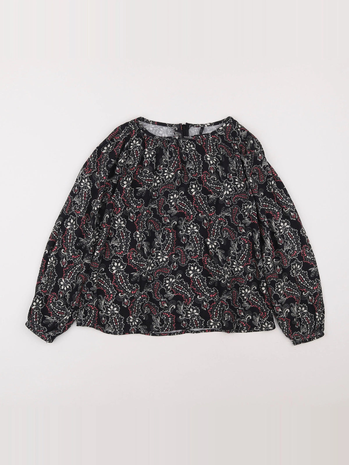 IKKS - blouse noir - 8 ans