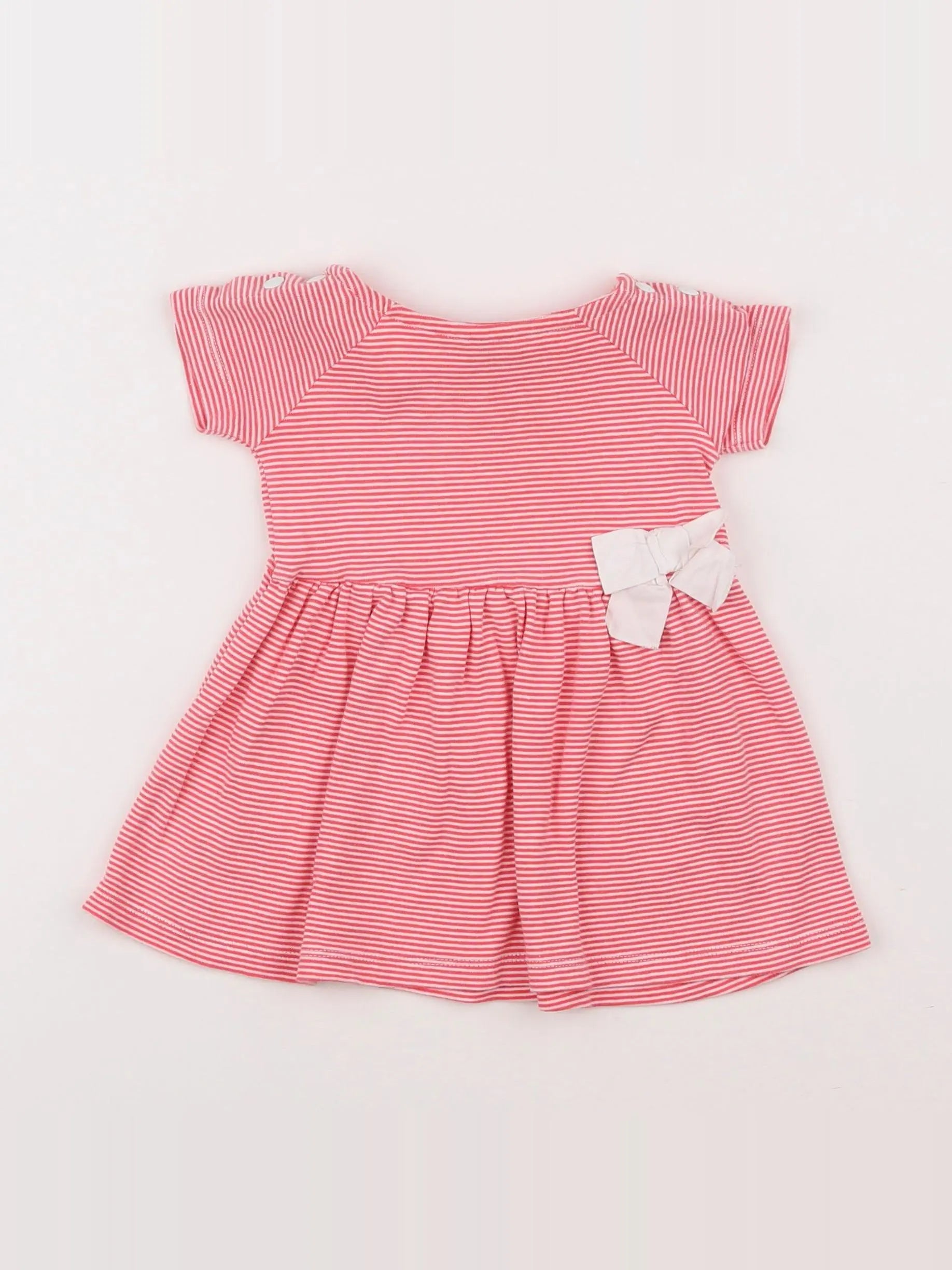 Petit Bateau - robe rose - 6 mois