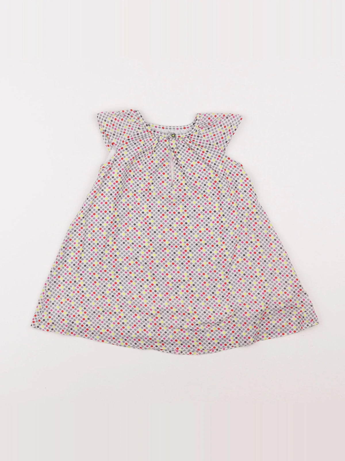 Boutchou - robe multicolore - 9 mois