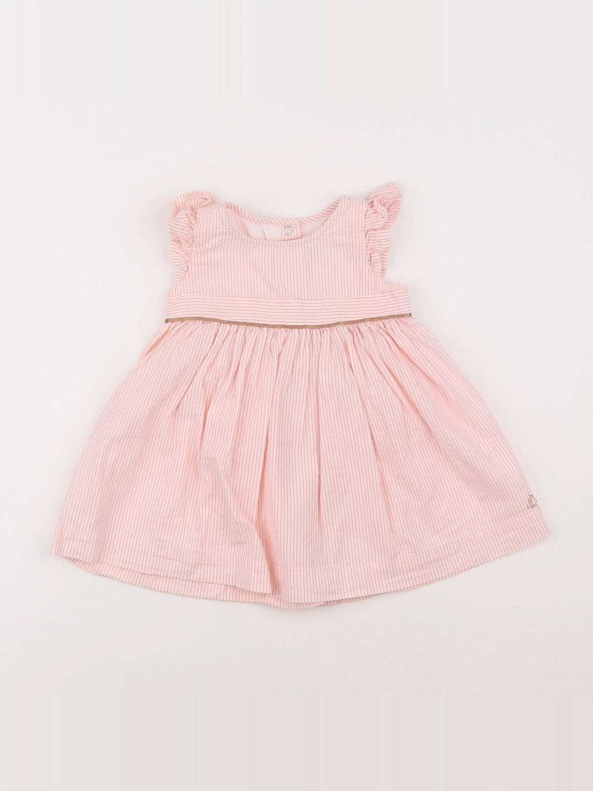 Petit Bateau - robe rose - 6 mois