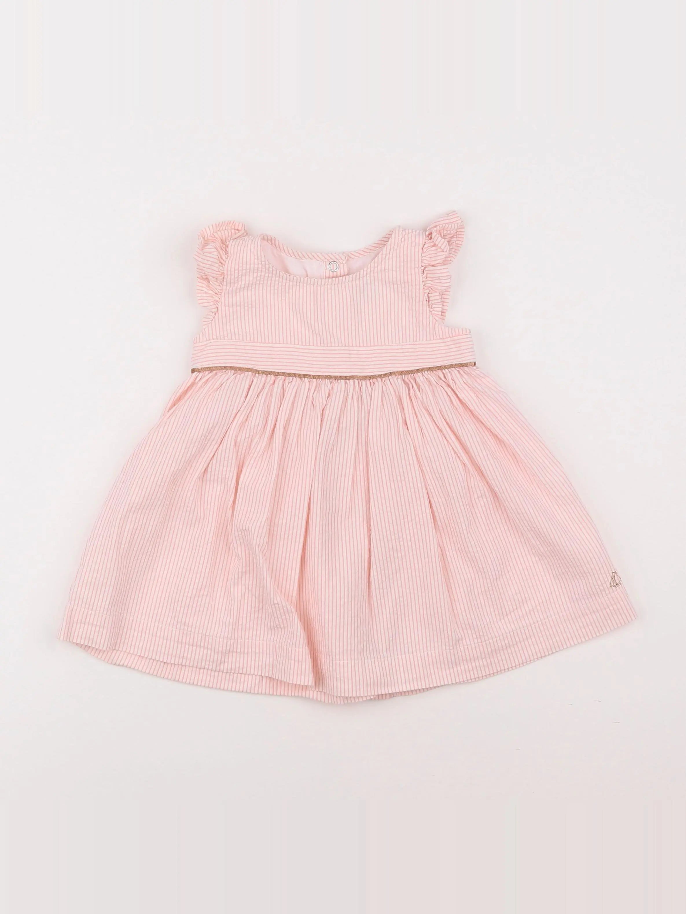Petit Bateau - robe rose - 6 mois