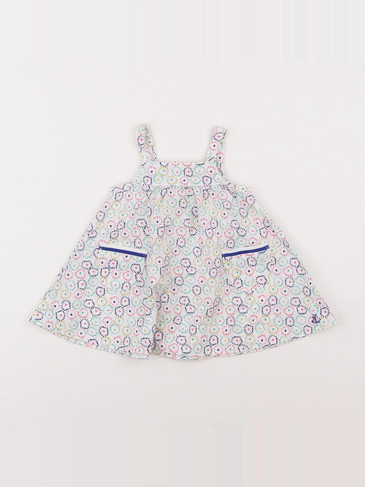 Petit Bateau - robe multicolore - 3 mois