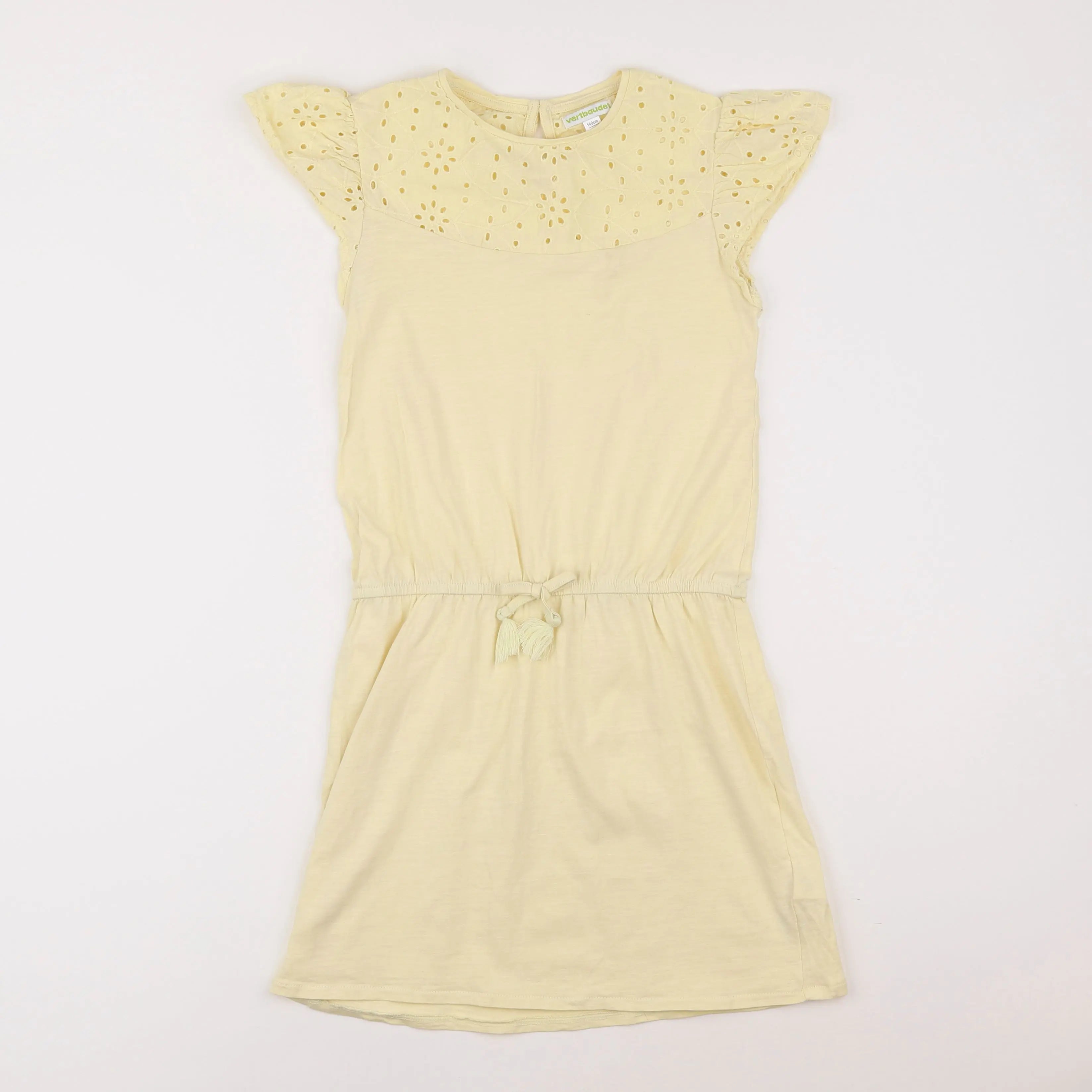Vertbaudet - robe jaune - 10 ans