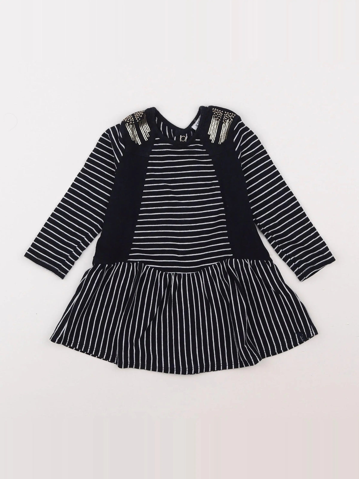 IKKS - robe bleu - 12 mois