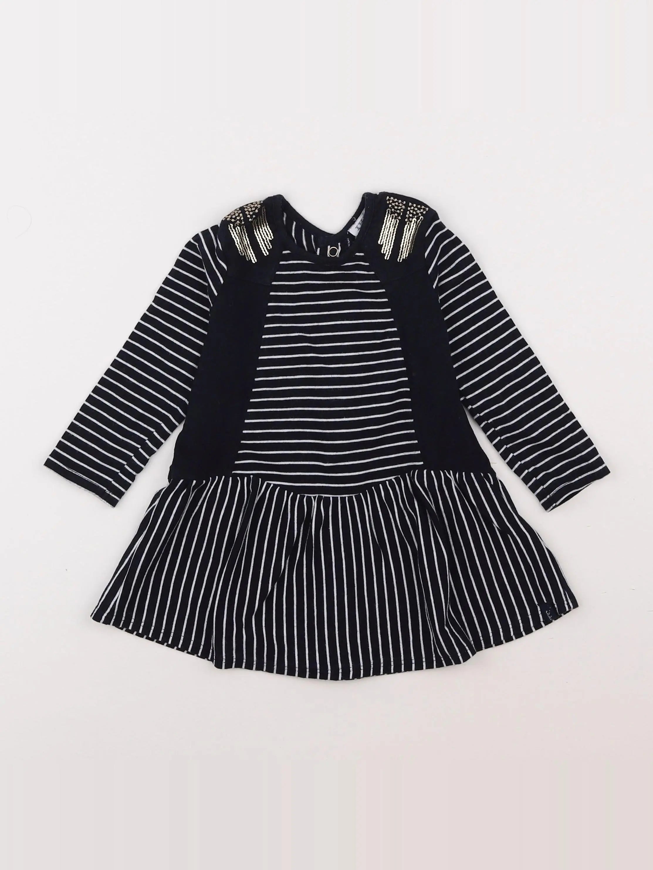 IKKS - robe bleu - 12 mois