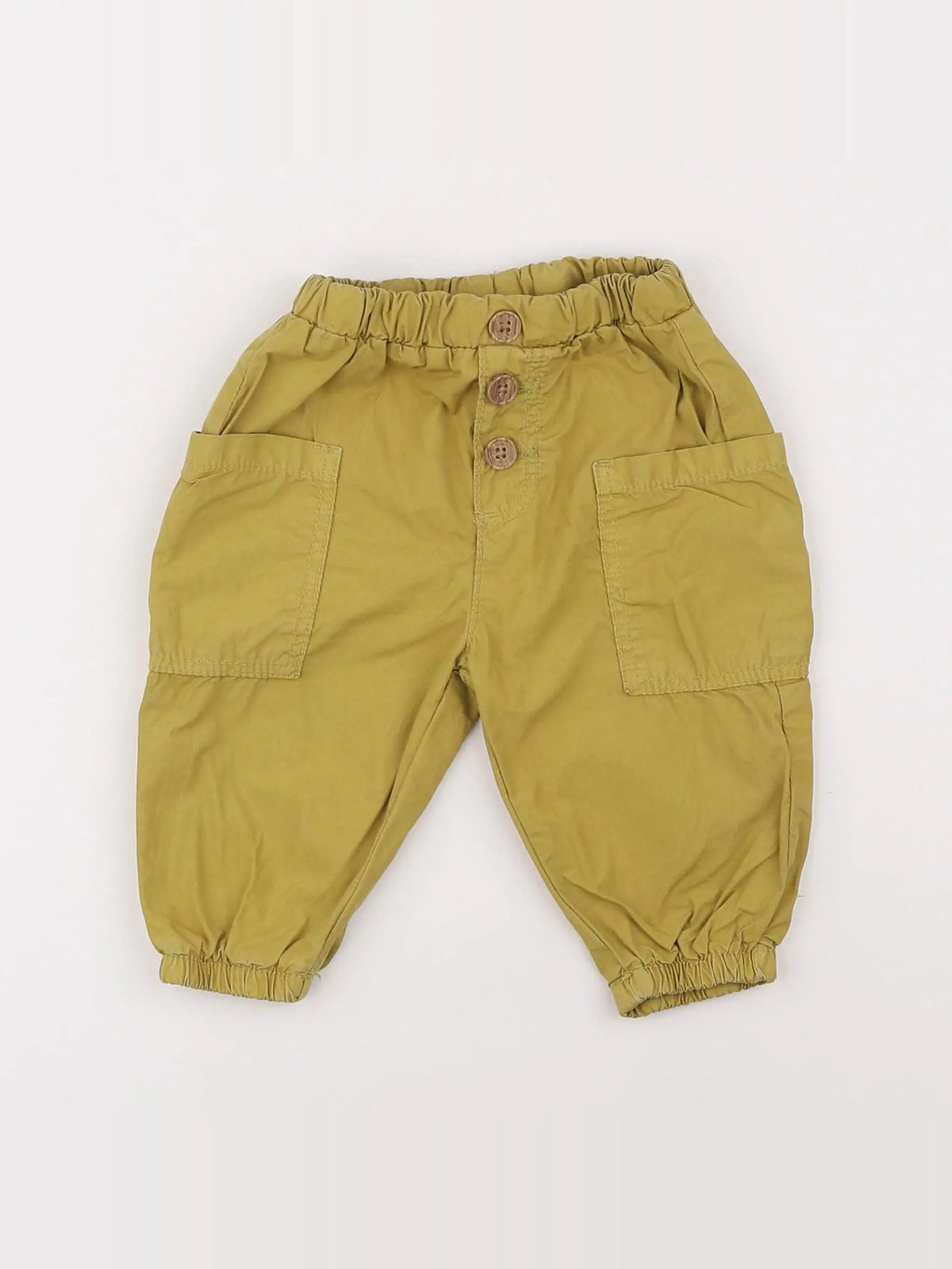 Tape à l'oeil - pantalon jaune - 9 mois