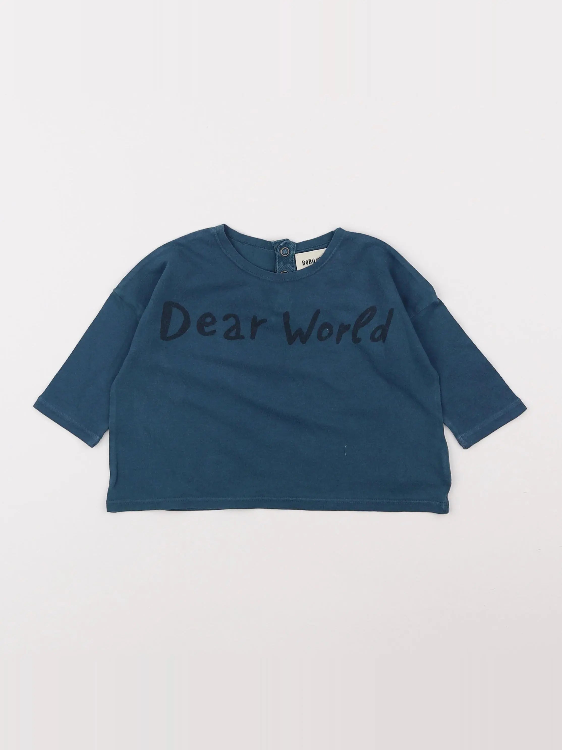Bobo Choses - tee-shirt bleu - 3/6 mois