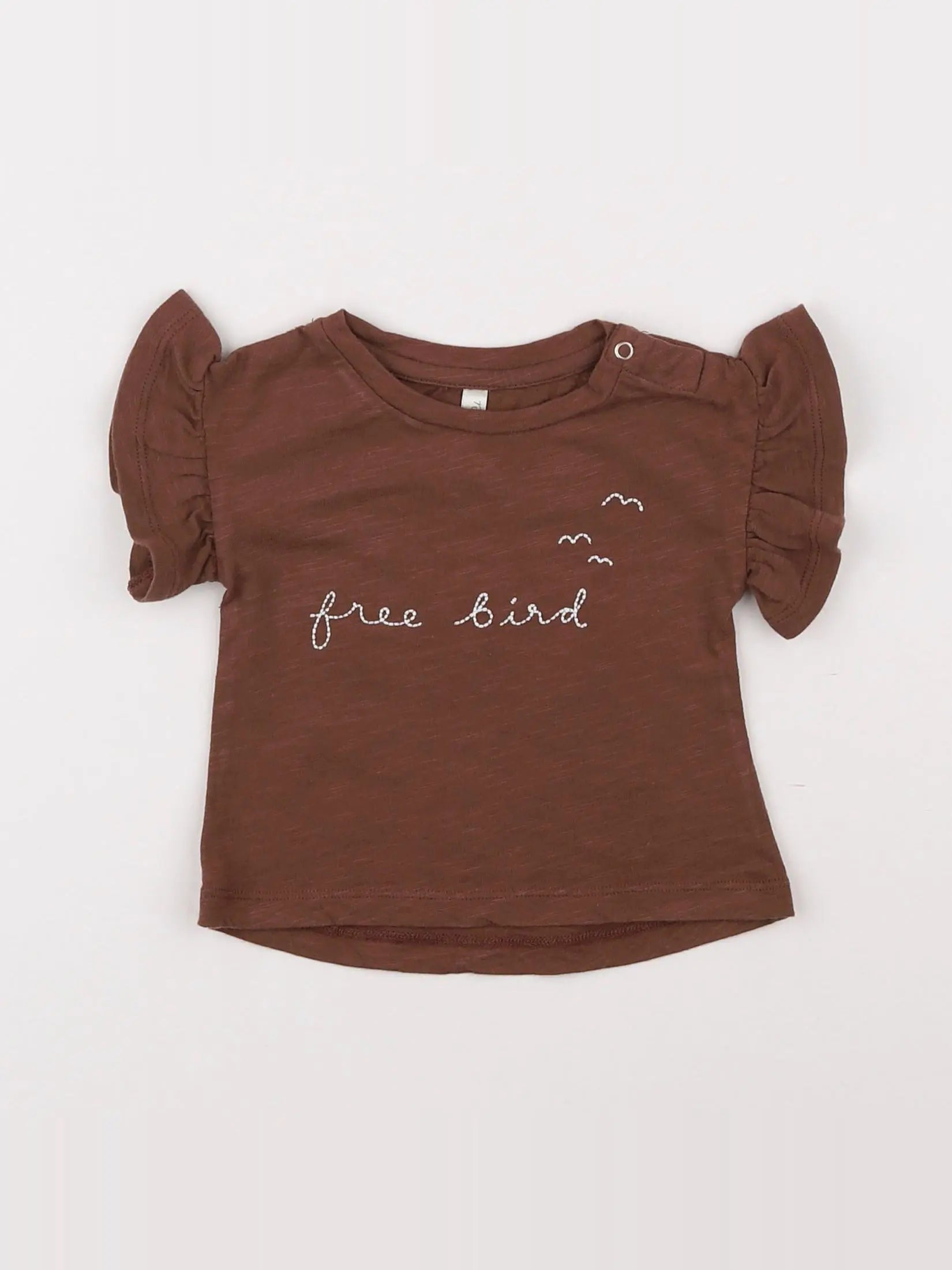 Rylee + Cru - tee-shirt marron - 0/3 mois
