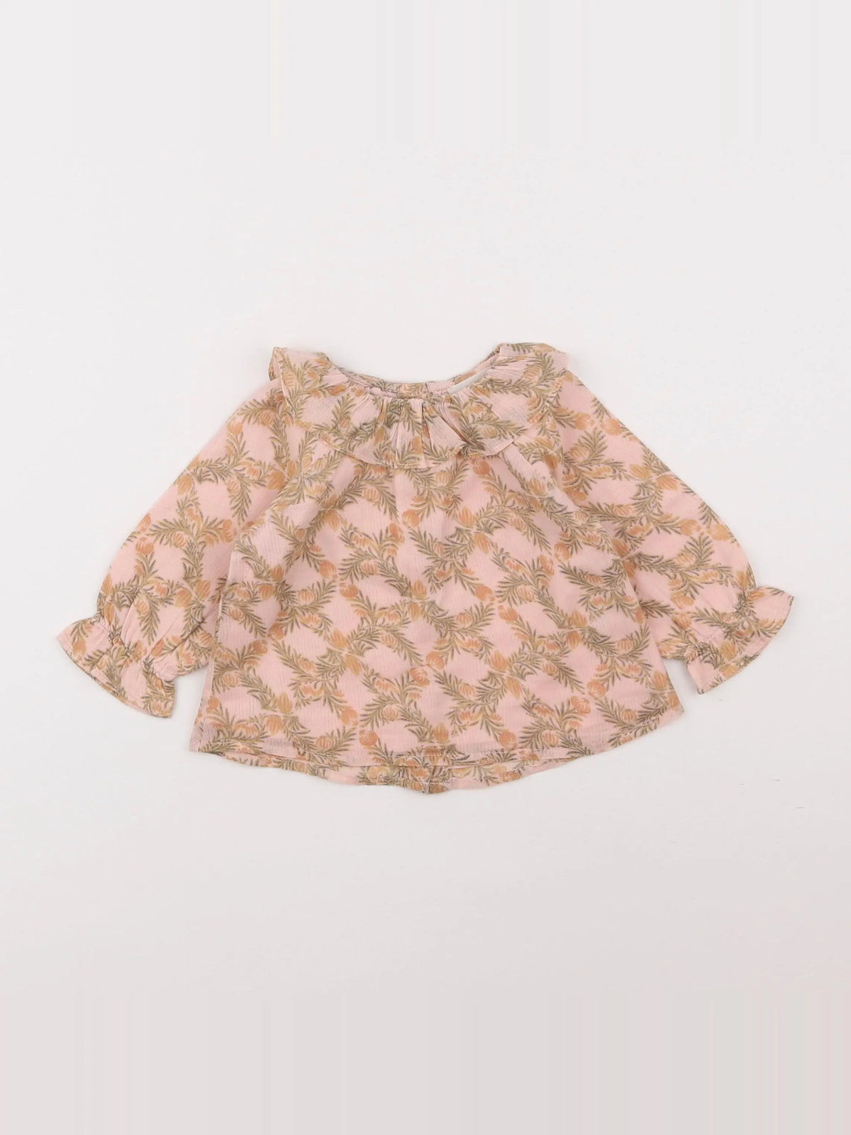 Louis Louise - blouse rose - 6 mois