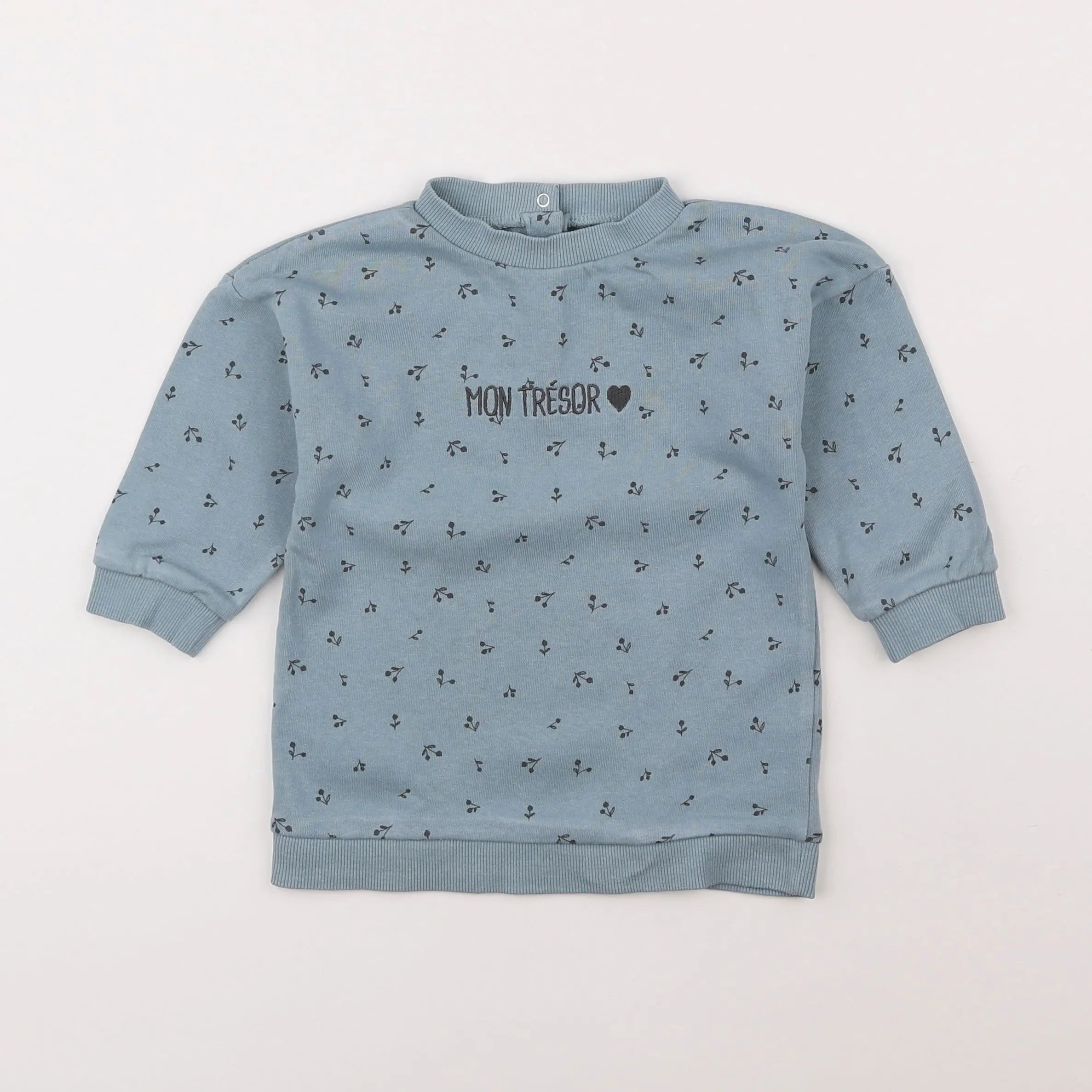 Vertbaudet - robe bleu - 18 mois
