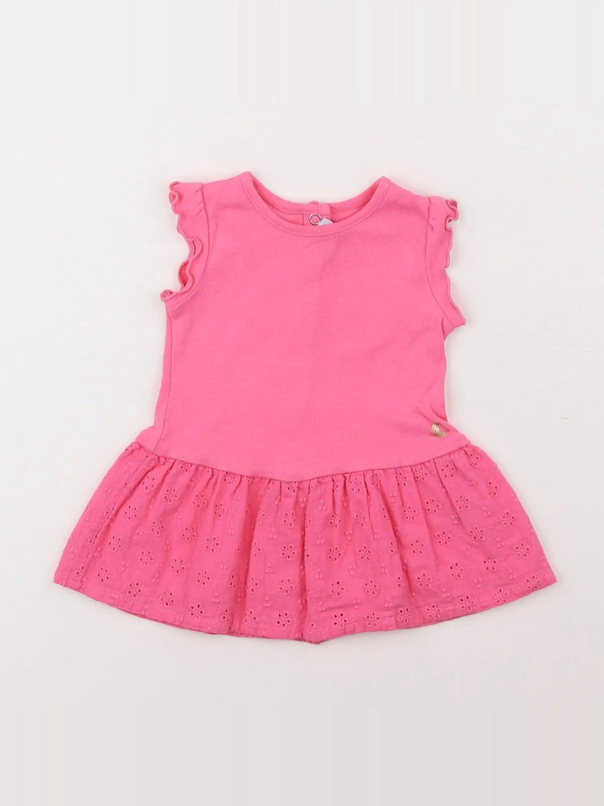 Petit Bateau - robe rose - 3 mois