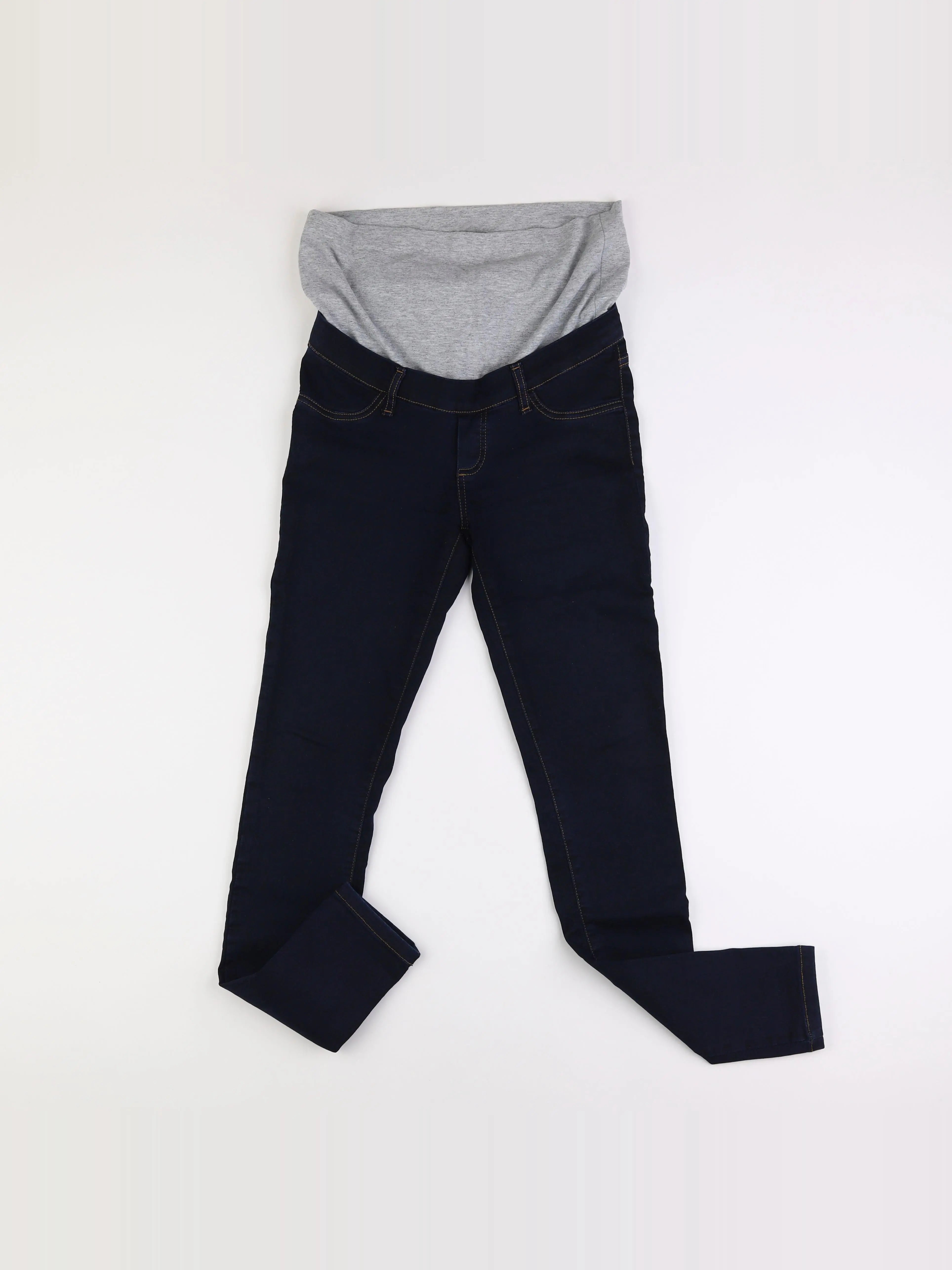 Envie de fraise - jean grossesse bleu - 36