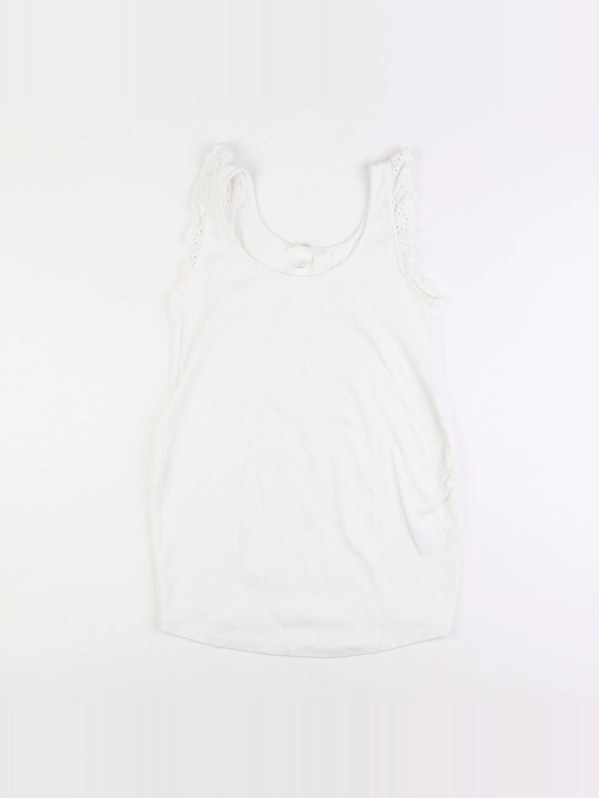 H&M - débardeur grossesse blanc - 38