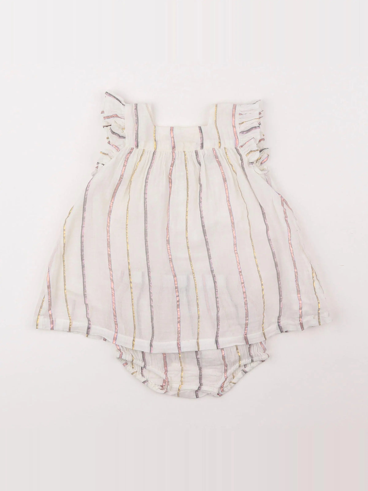 Bonton - robe blanc - 6 mois