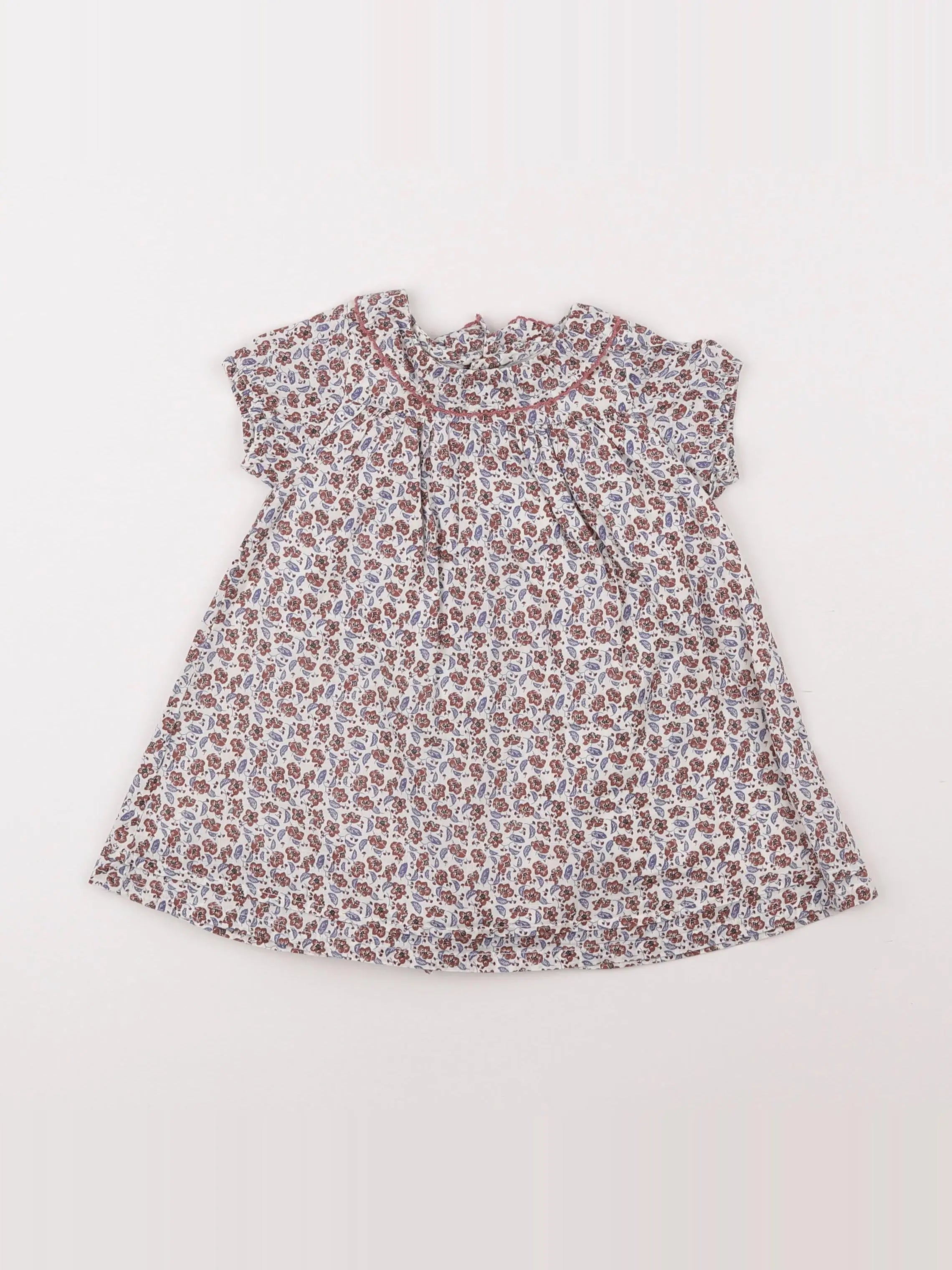 Boutchou - robe marron - 6 mois