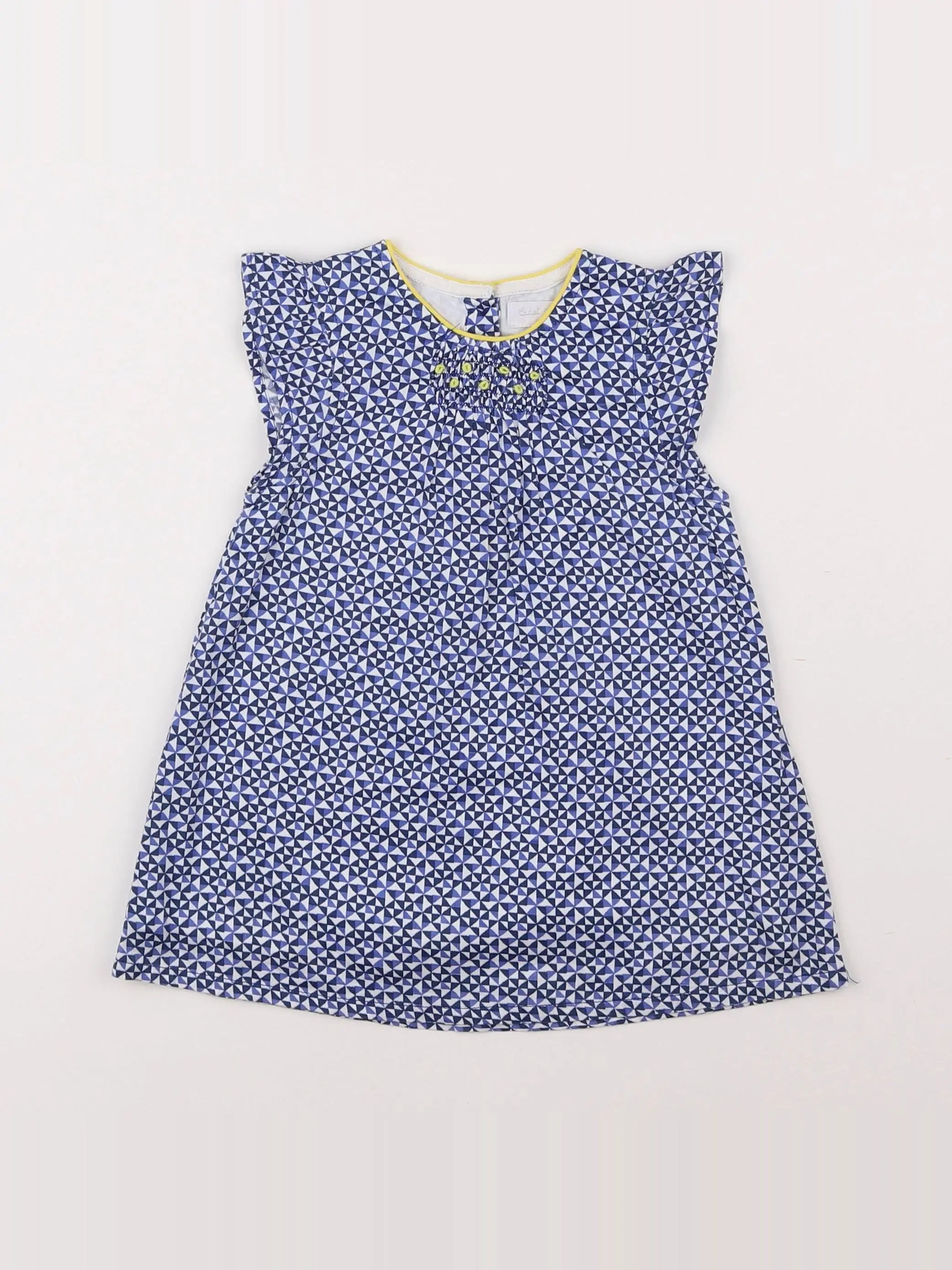 Cadet Rousselle - robe bleu - 12 mois