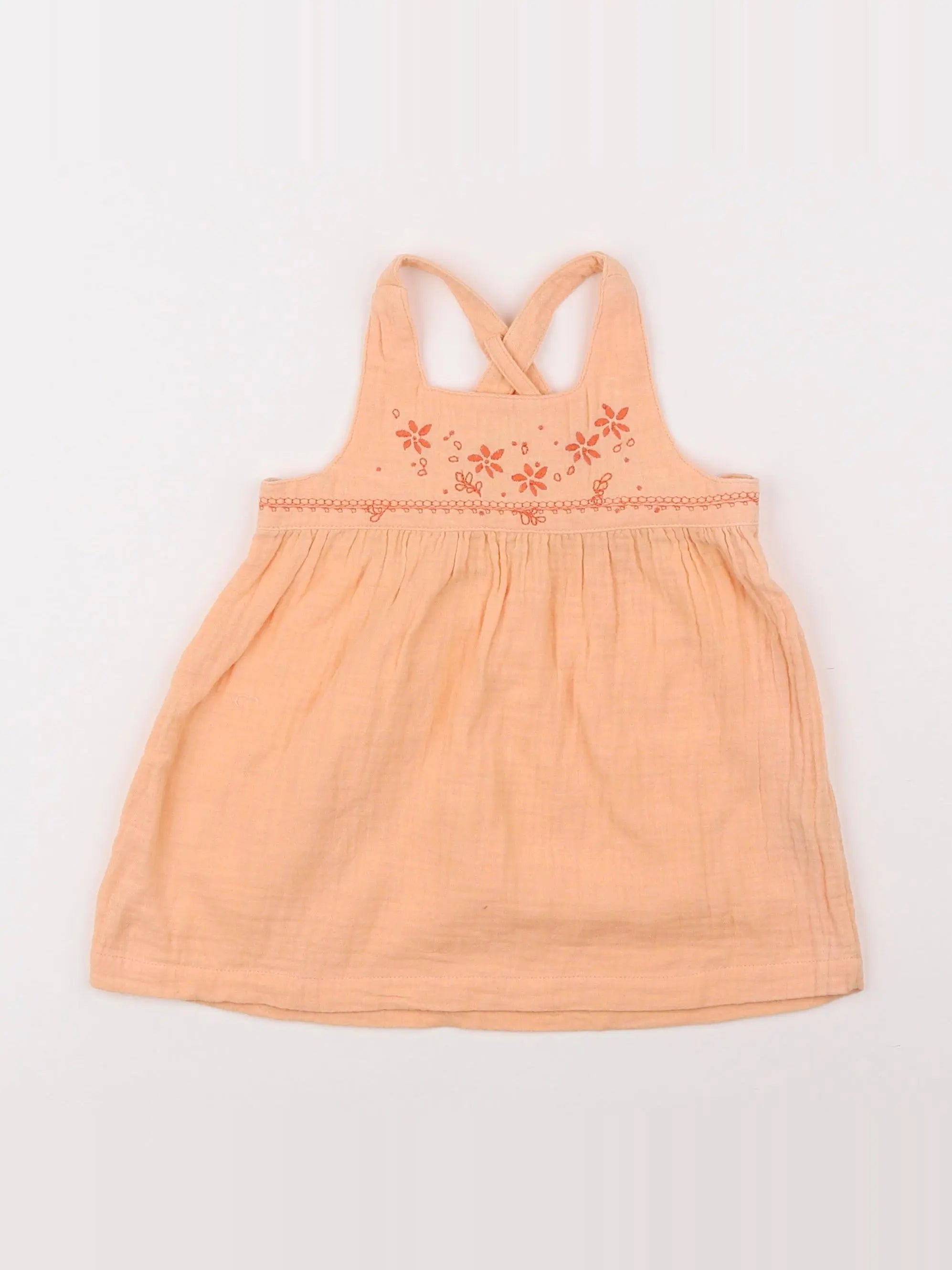 Natalys - robe orange - 12 mois