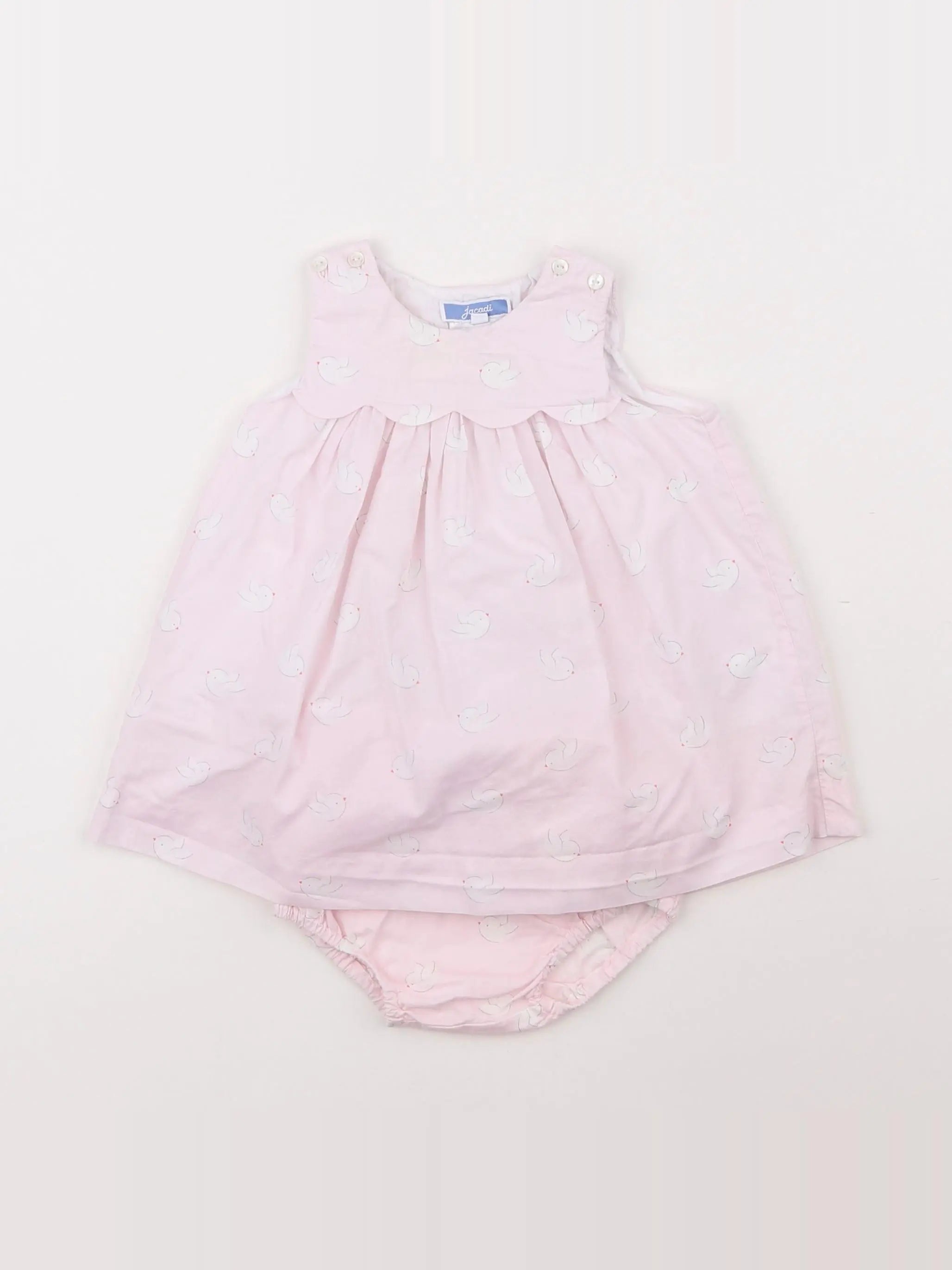 Jacadi - robe rose - 6 mois