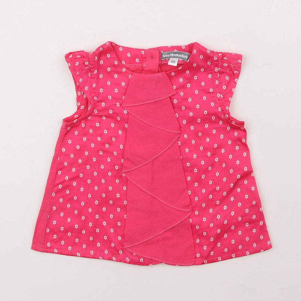 Vertbaudet - blouse rose - 6 mois