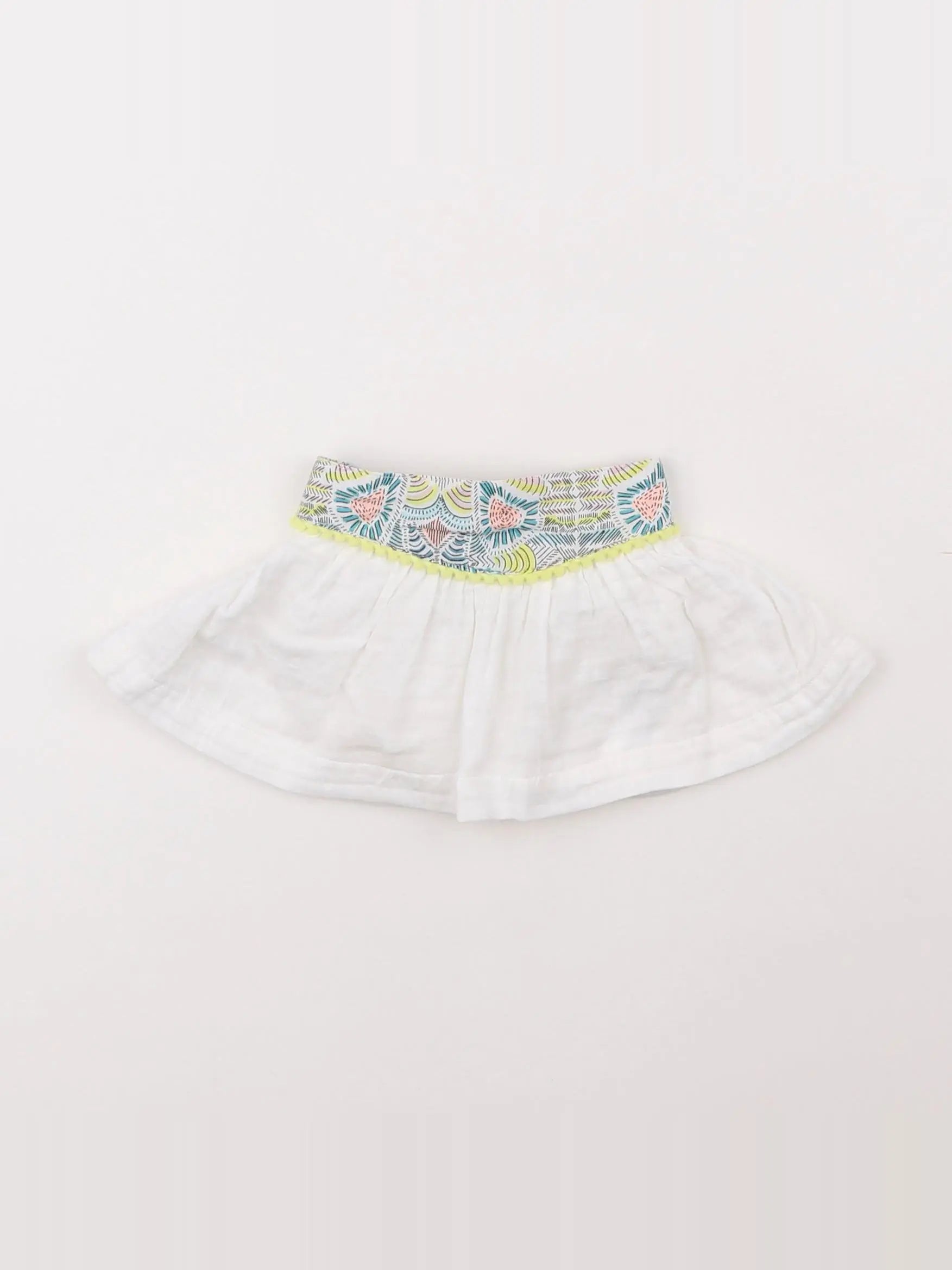Tape à l'oeil - jupe short blanc - 3 mois