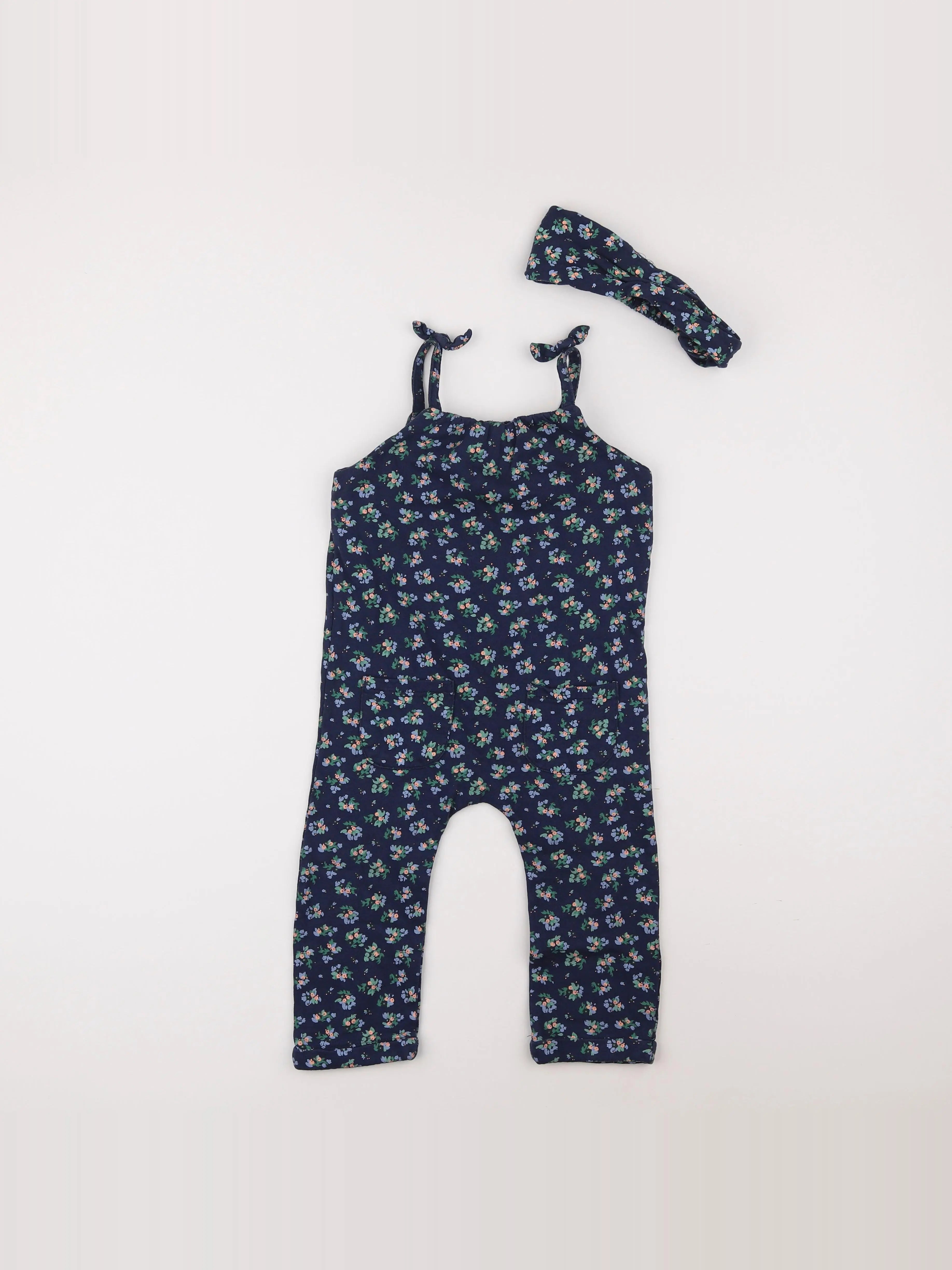 Vertbaudet - combinaison bleu - 3 ans