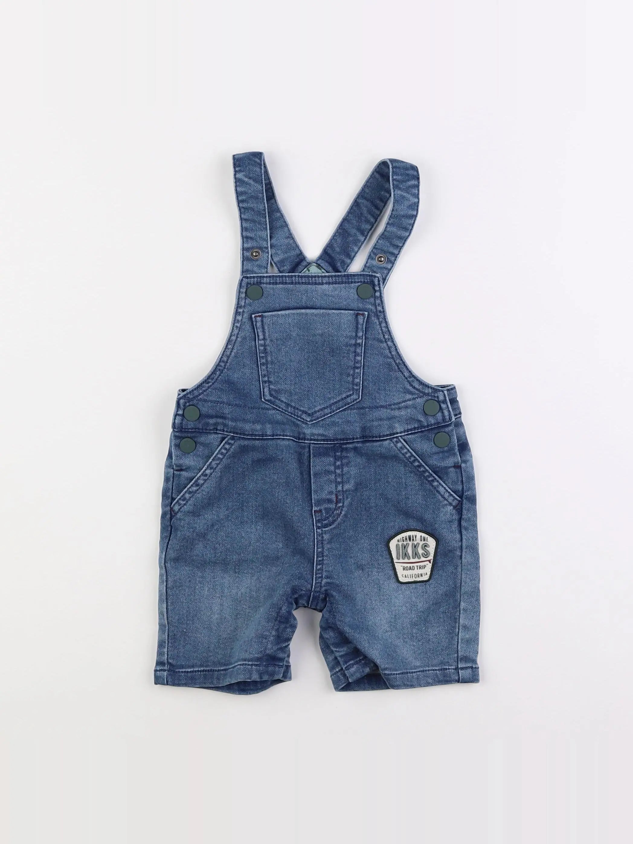 IKKS - salopette bleu - 12 mois