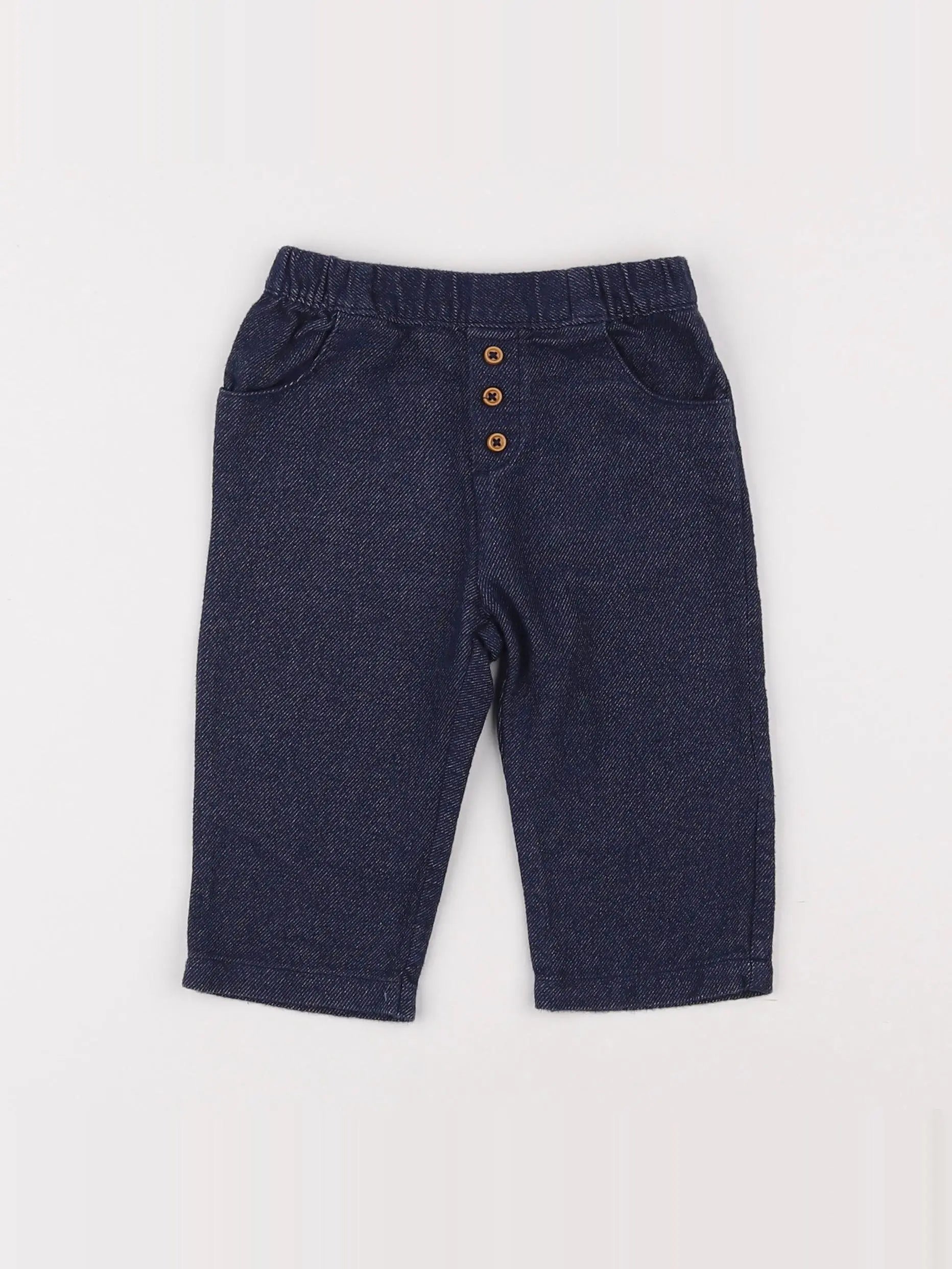 Natalys - jegging bleu - 12 mois