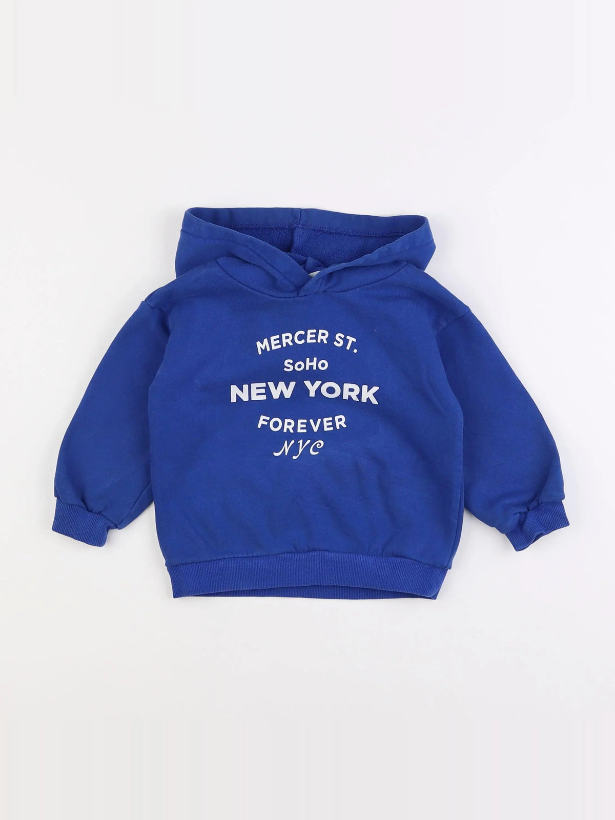 H&M - sweat bleu - 18 mois à 2 ans