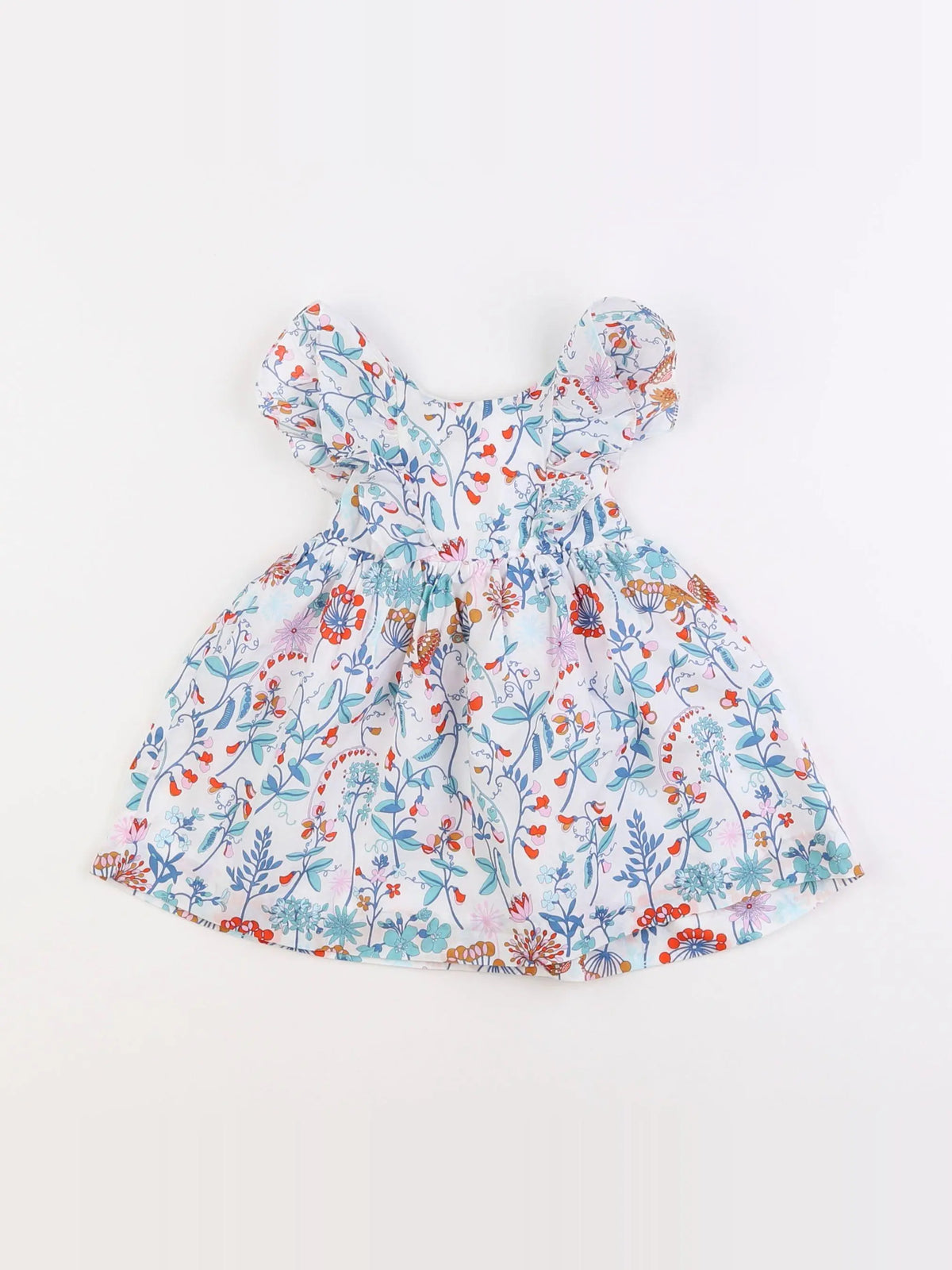 Jacadi - robe liberty multicolore - 6 mois