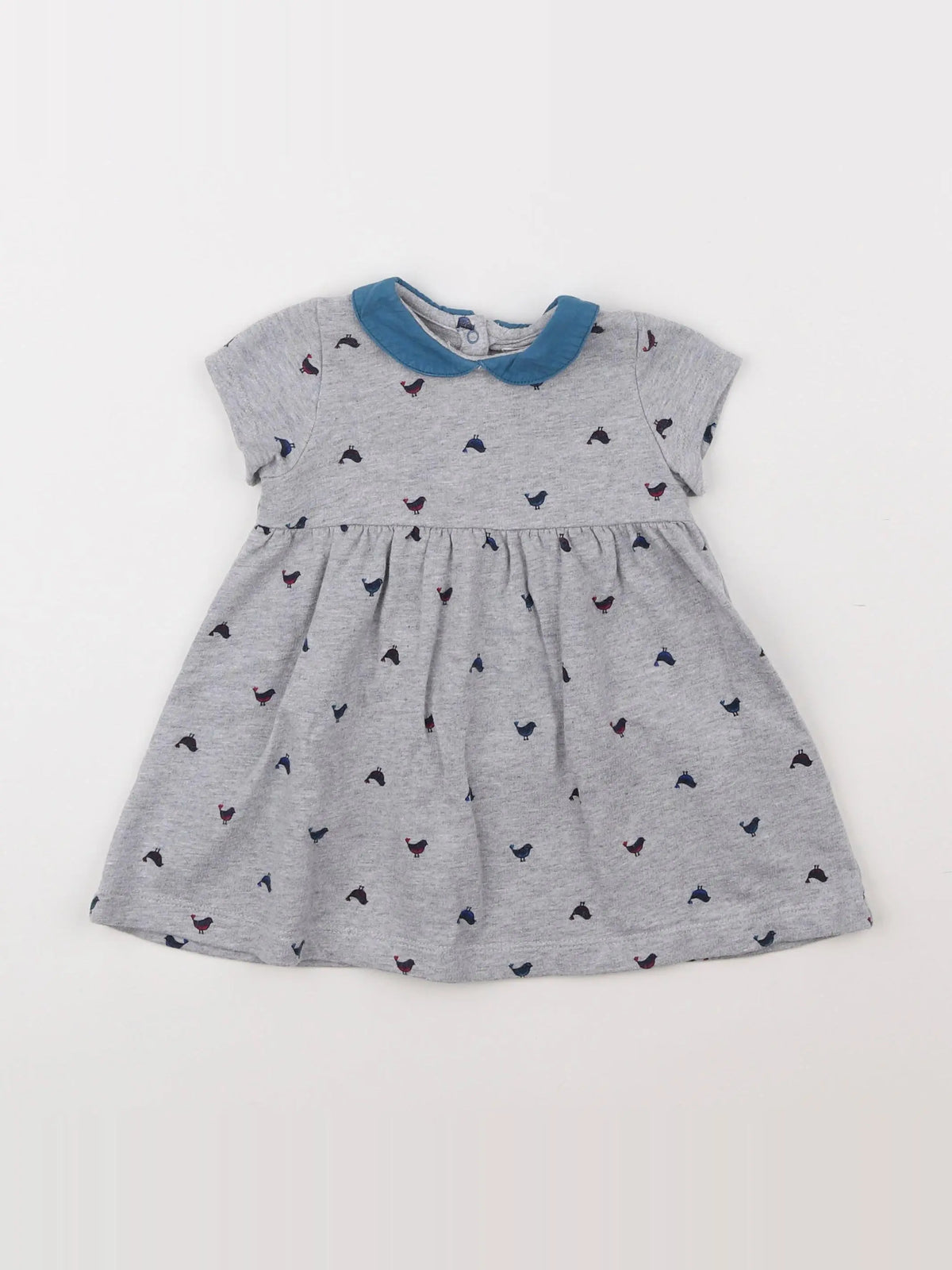 Boutchou - robe gris - 6 mois