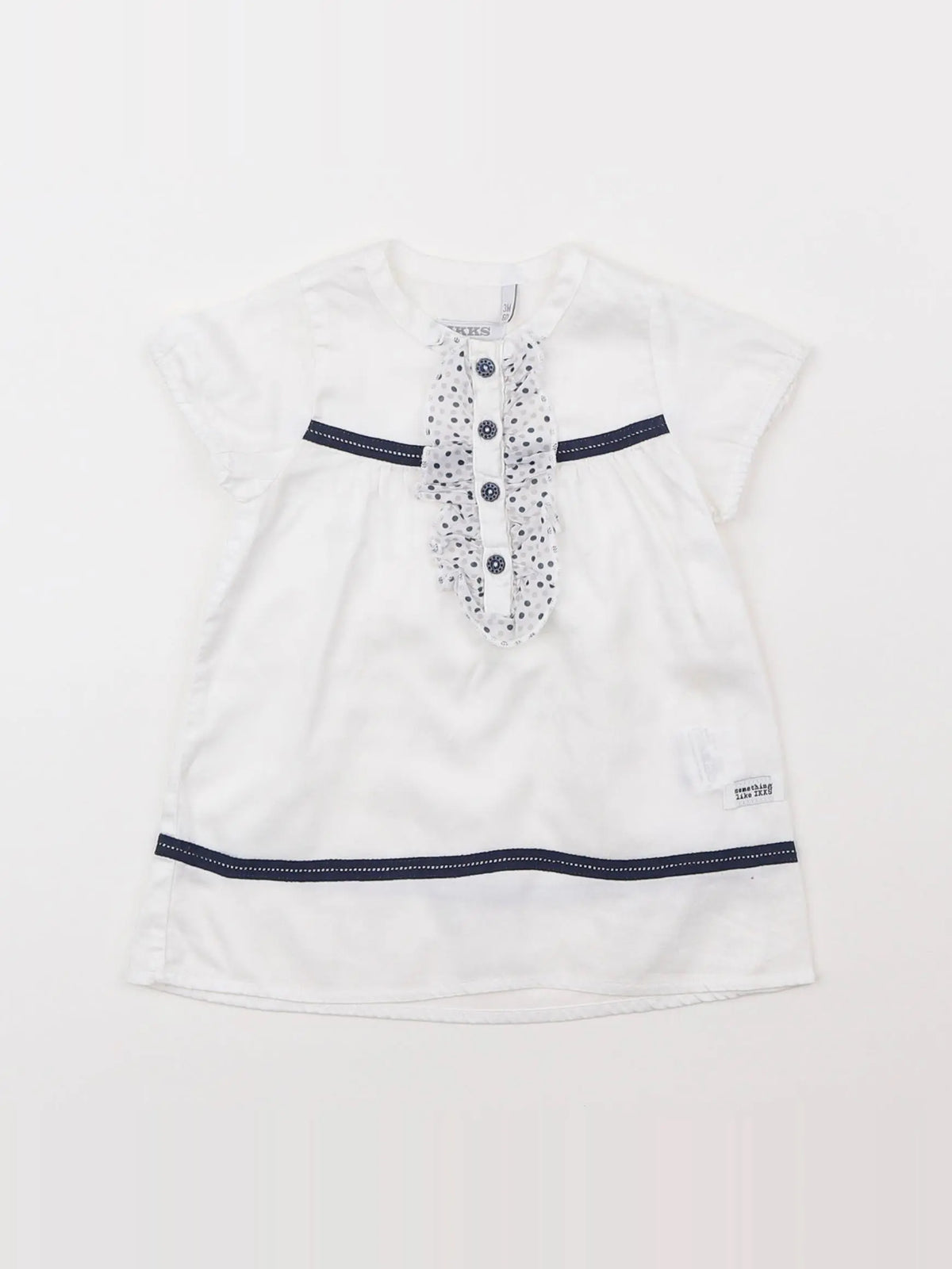 IKKS - robe blanc - 3 mois