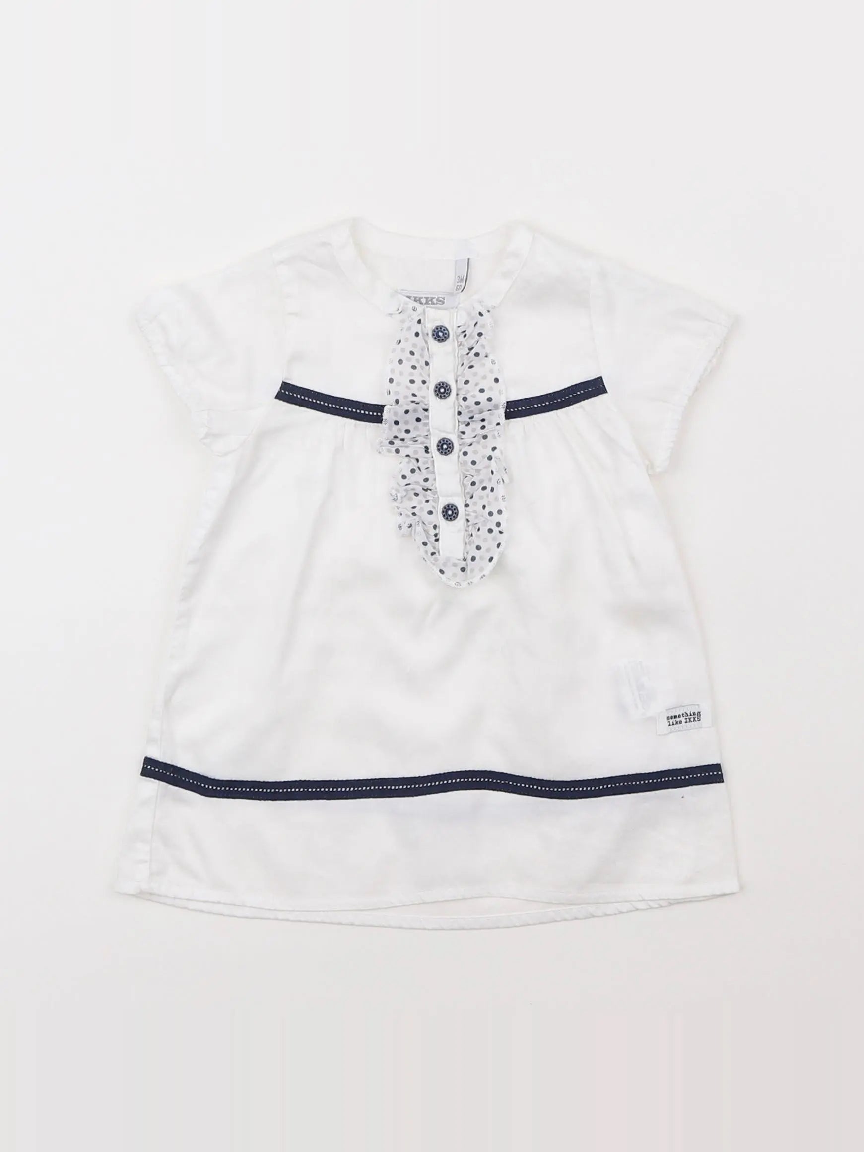 IKKS - robe blanc - 3 mois