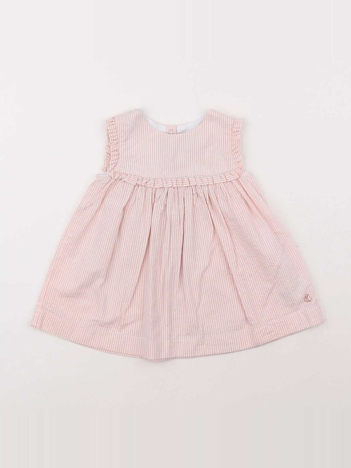 Petit Bateau - robe rose - 6 mois
