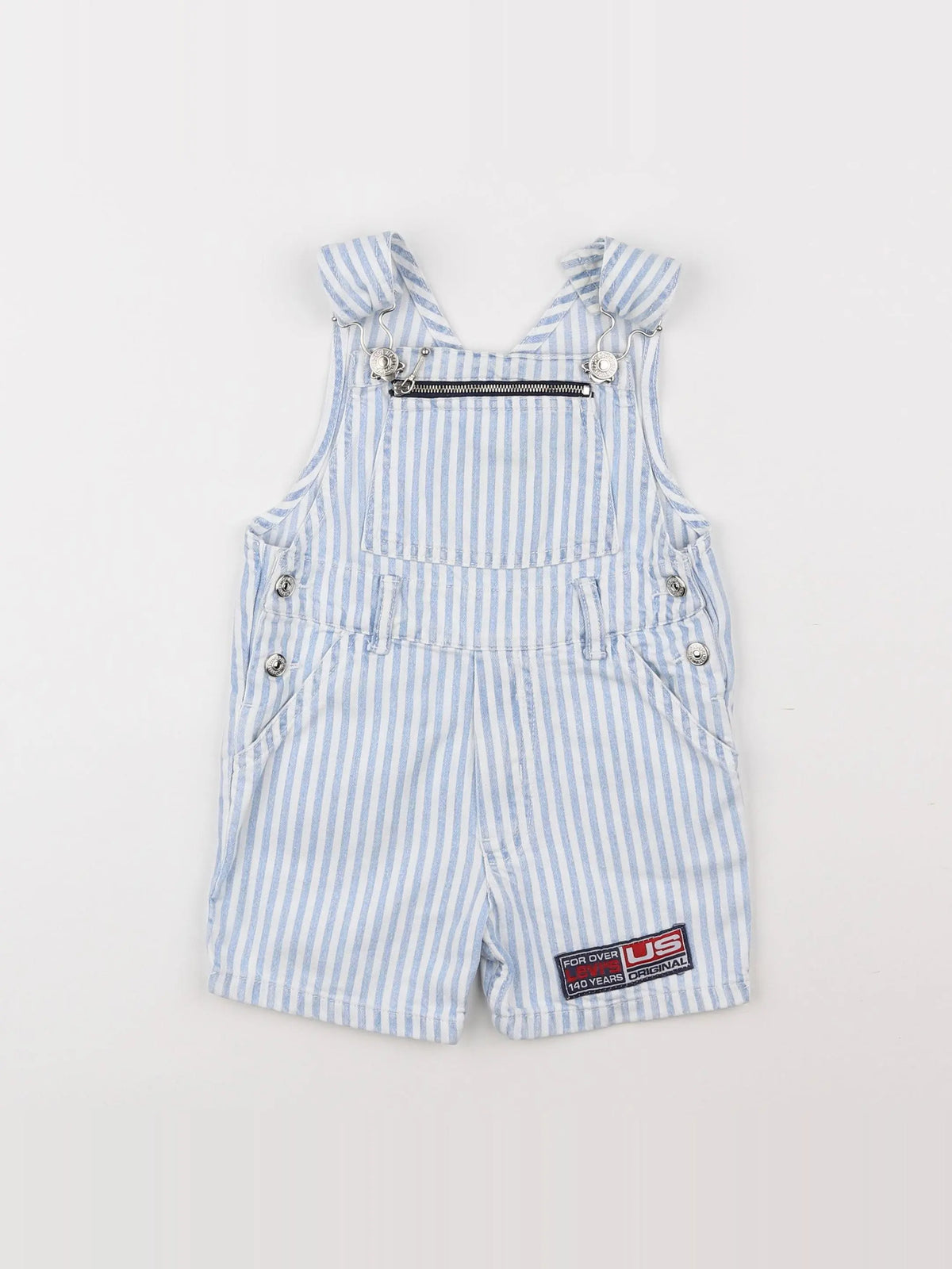 Levi's - salopette blanc, bleu - 6 mois