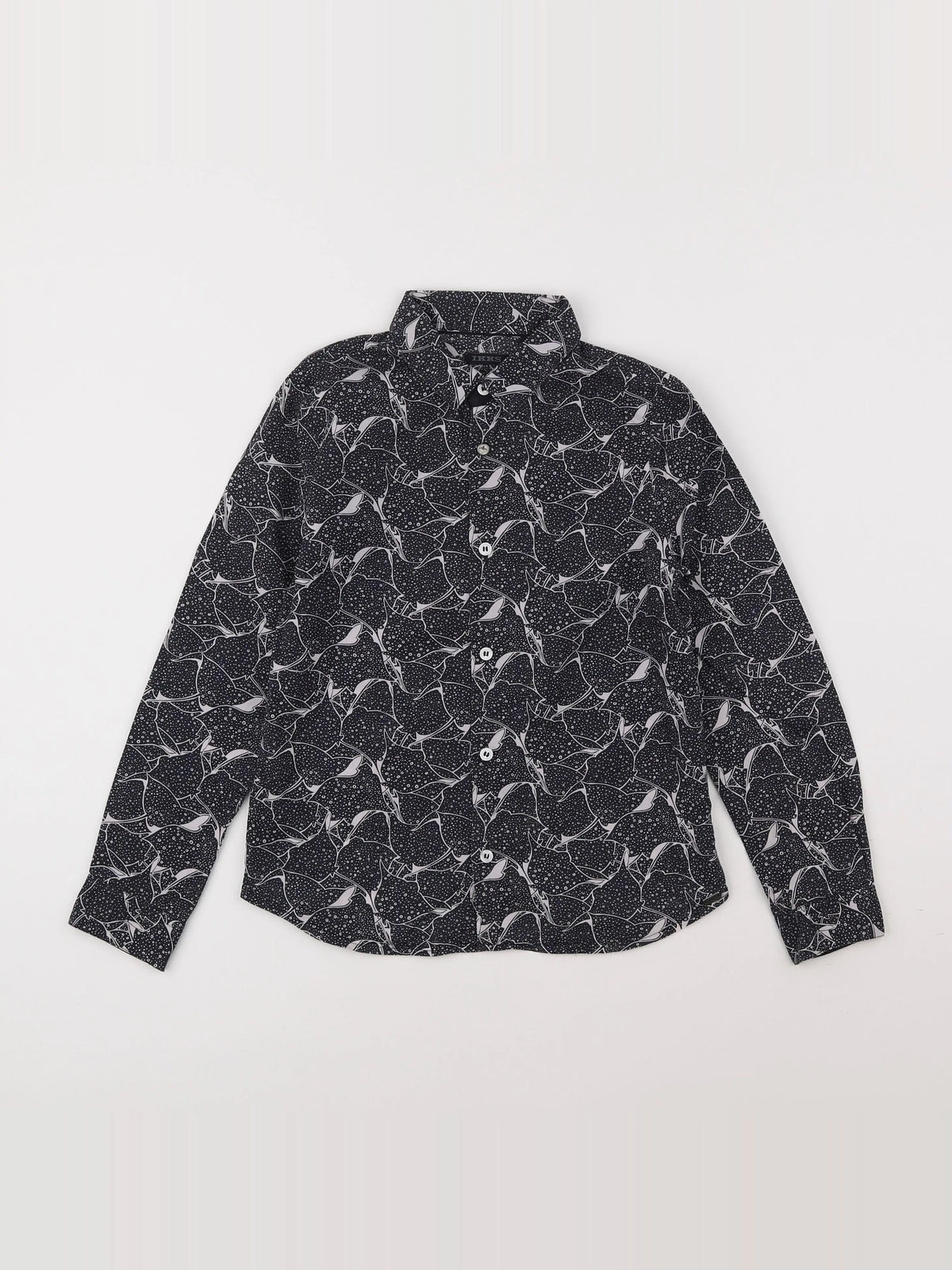IKKS - chemise gris - 8 ans