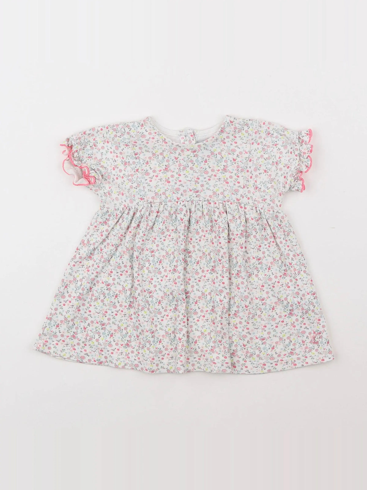 Petit Bateau - robe multicolore - 6 mois
