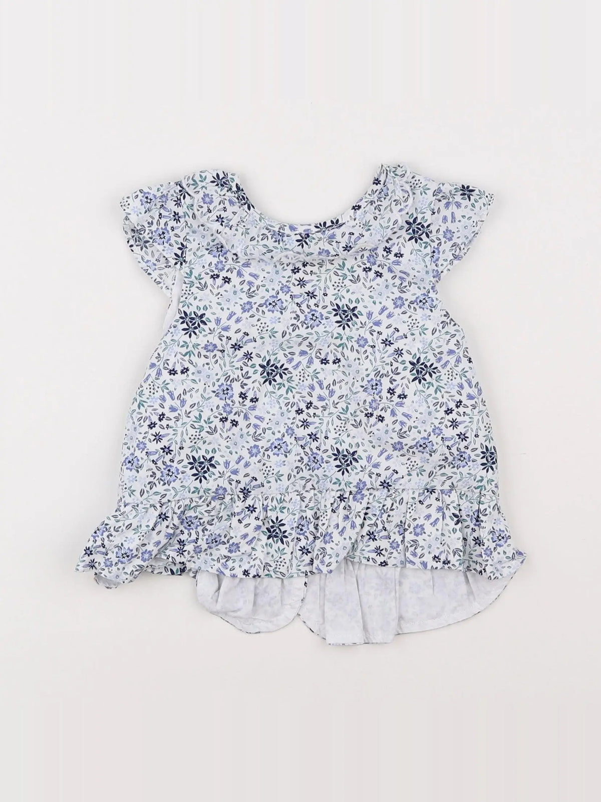 Vertbaudet - blouse bleu - 9 mois