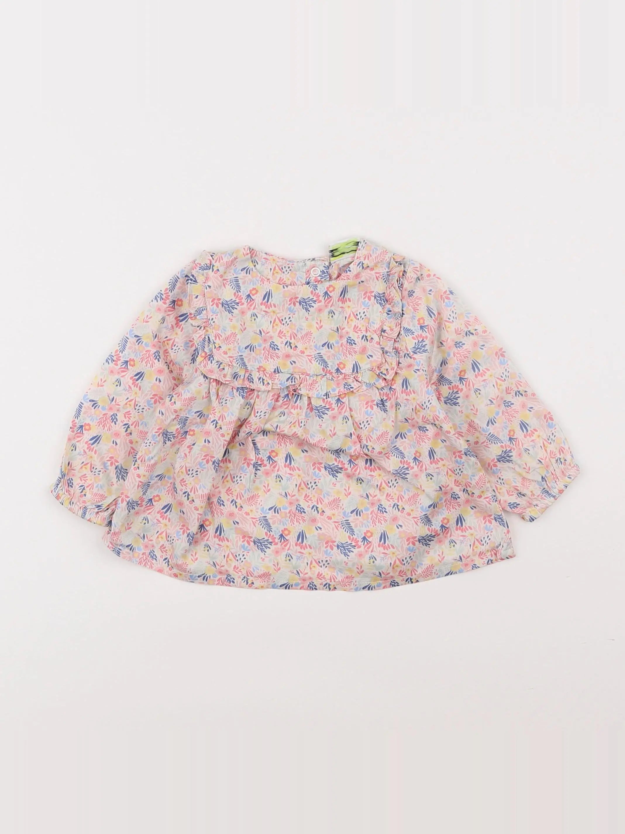 Tape à l'oeil - blouse rose - 6 mois