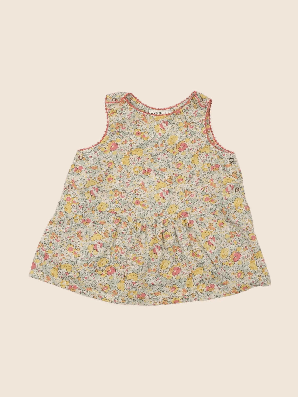 Cyrillus - blouse jaune - 6 mois
