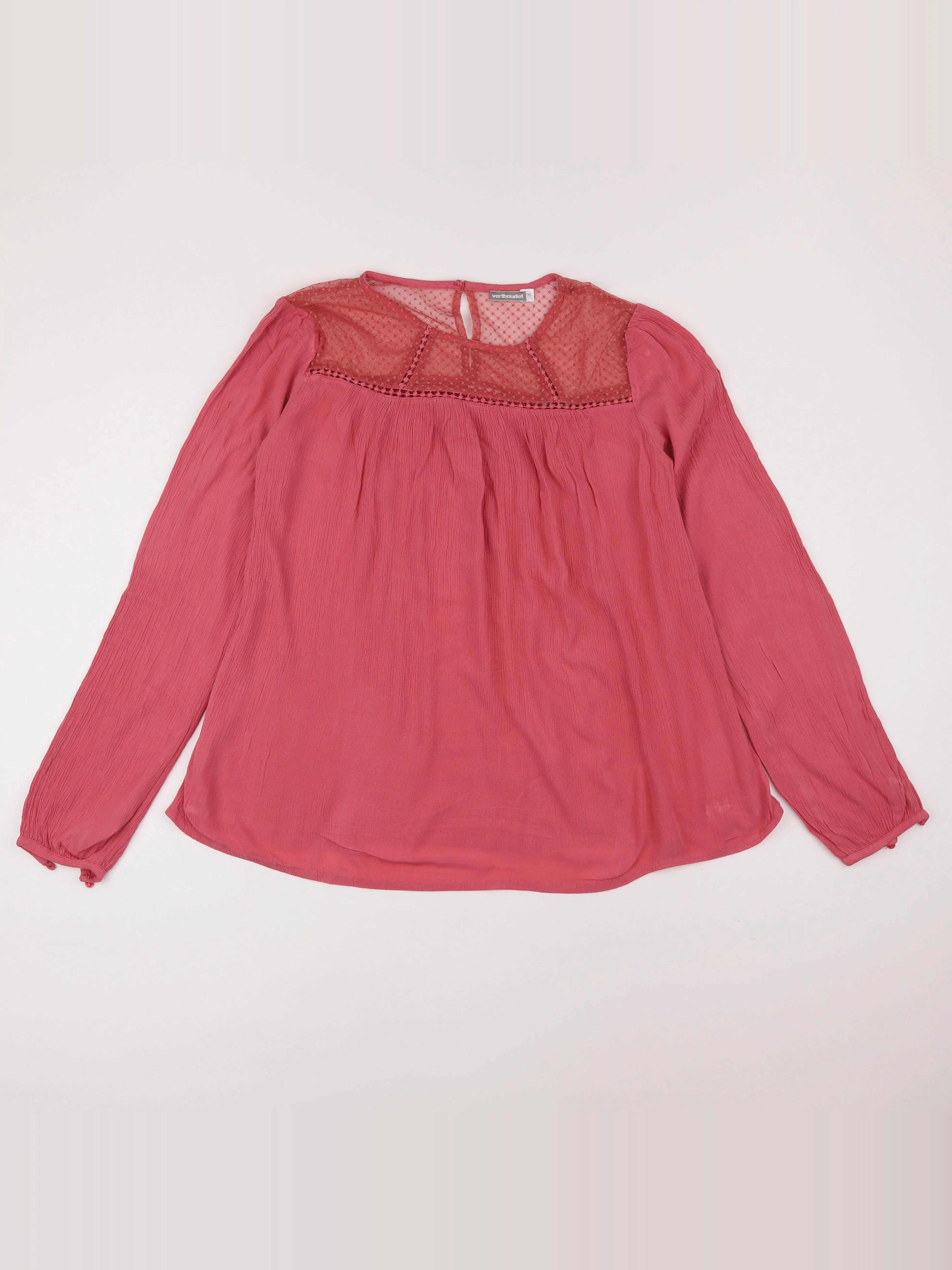Vertbaudet - blouse grossesse rose - 38