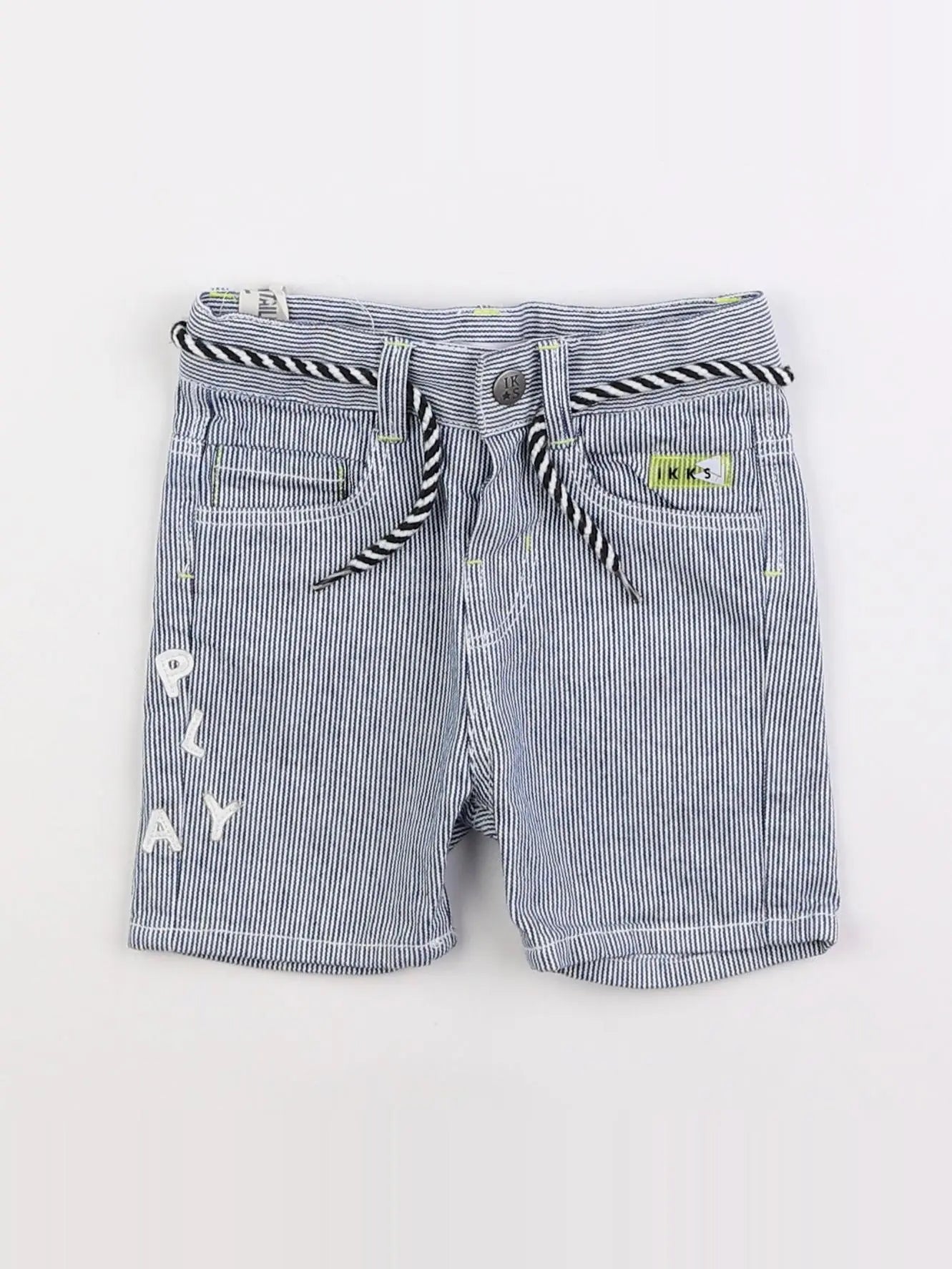 IKKS - short bleu - 6 mois