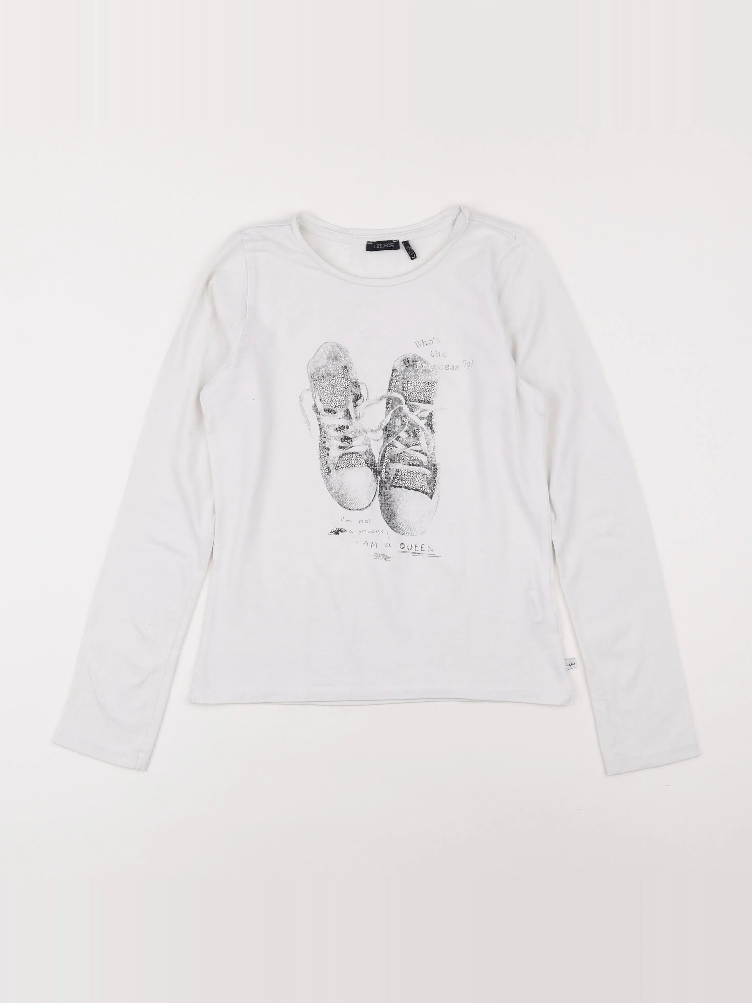 IKKS - tee-shirt blanc - 12 ans