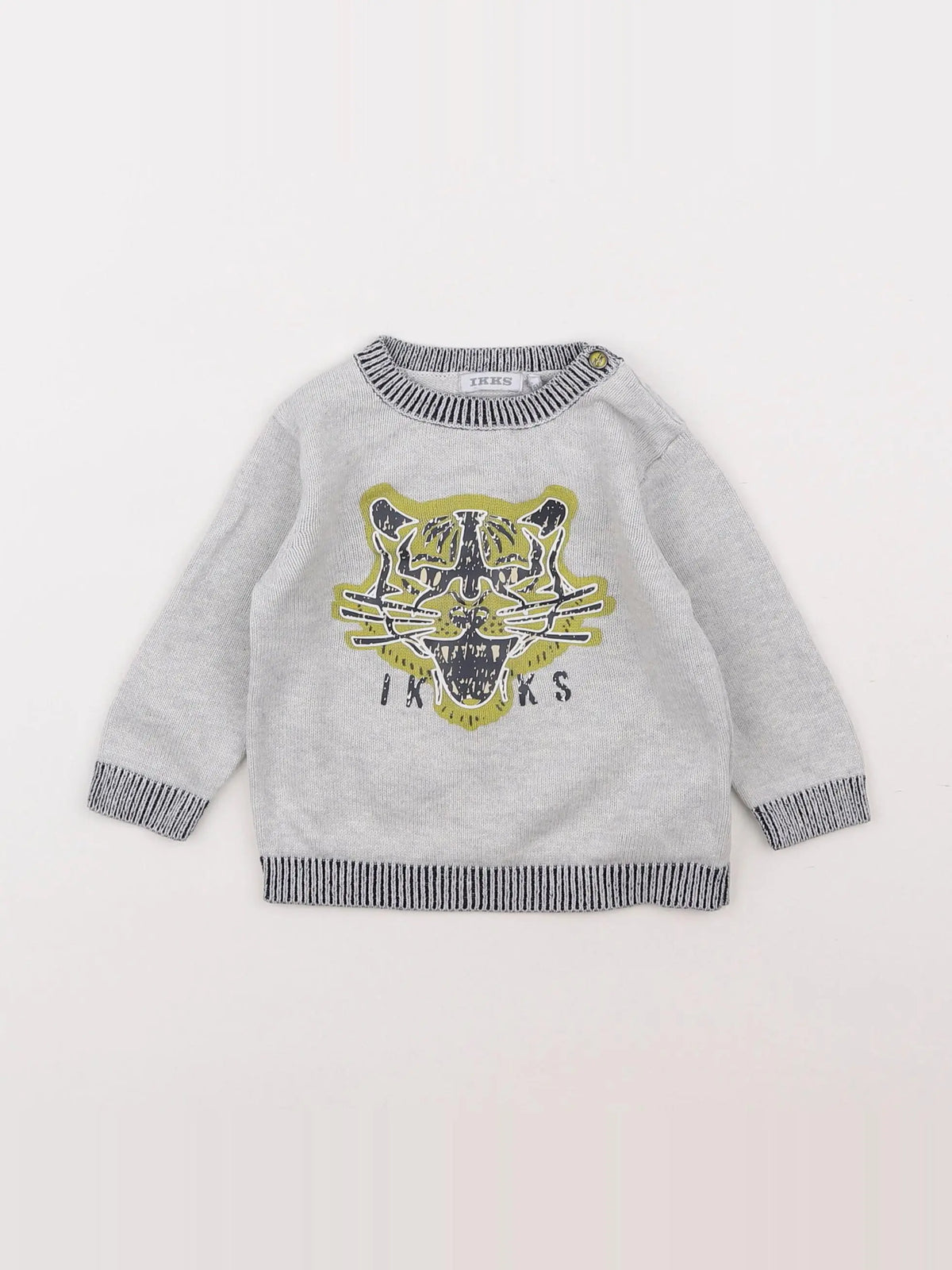 IKKS - pull gris - 6 mois