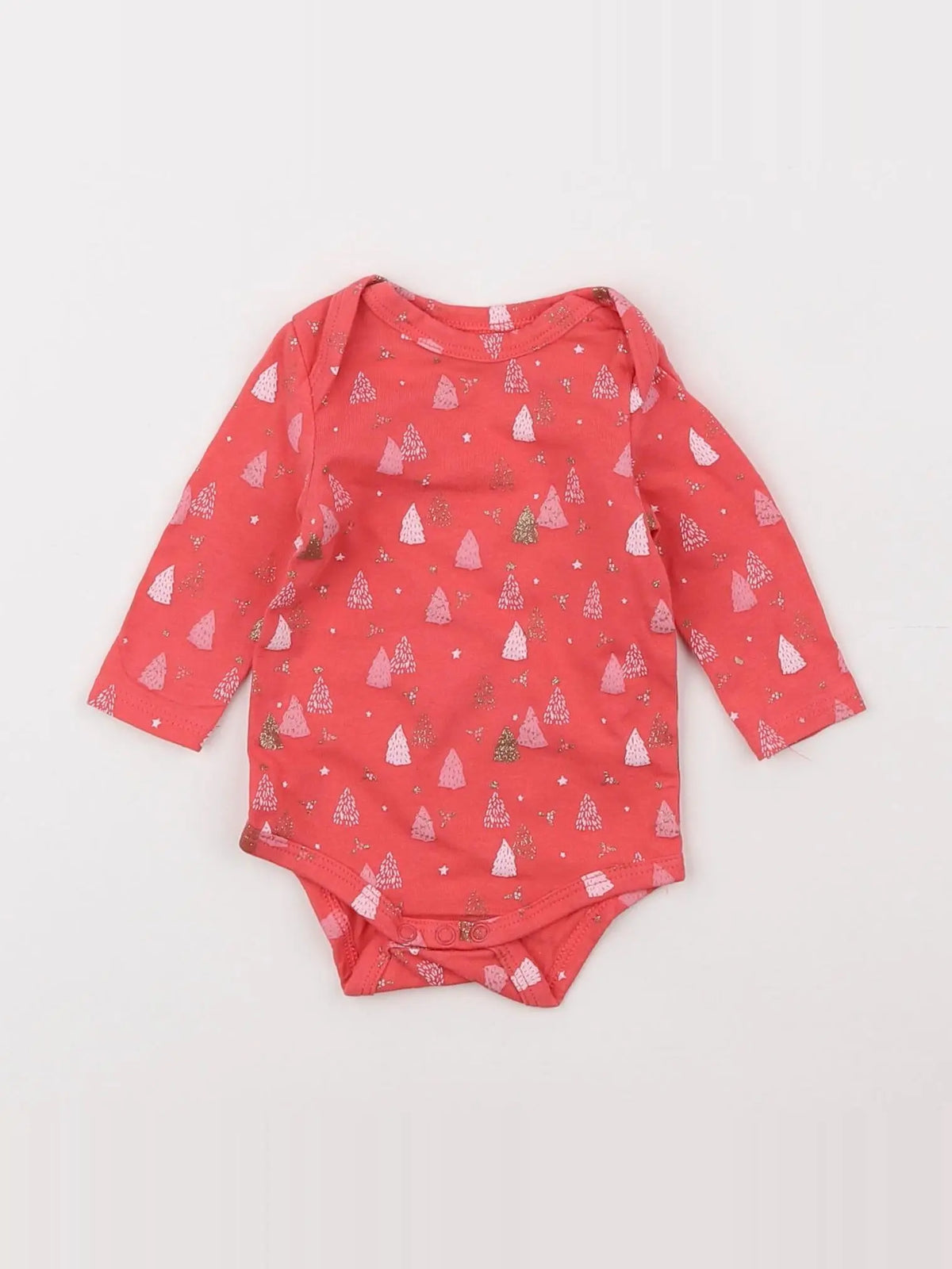 Tape à l'oeil - body rose - 1 mois