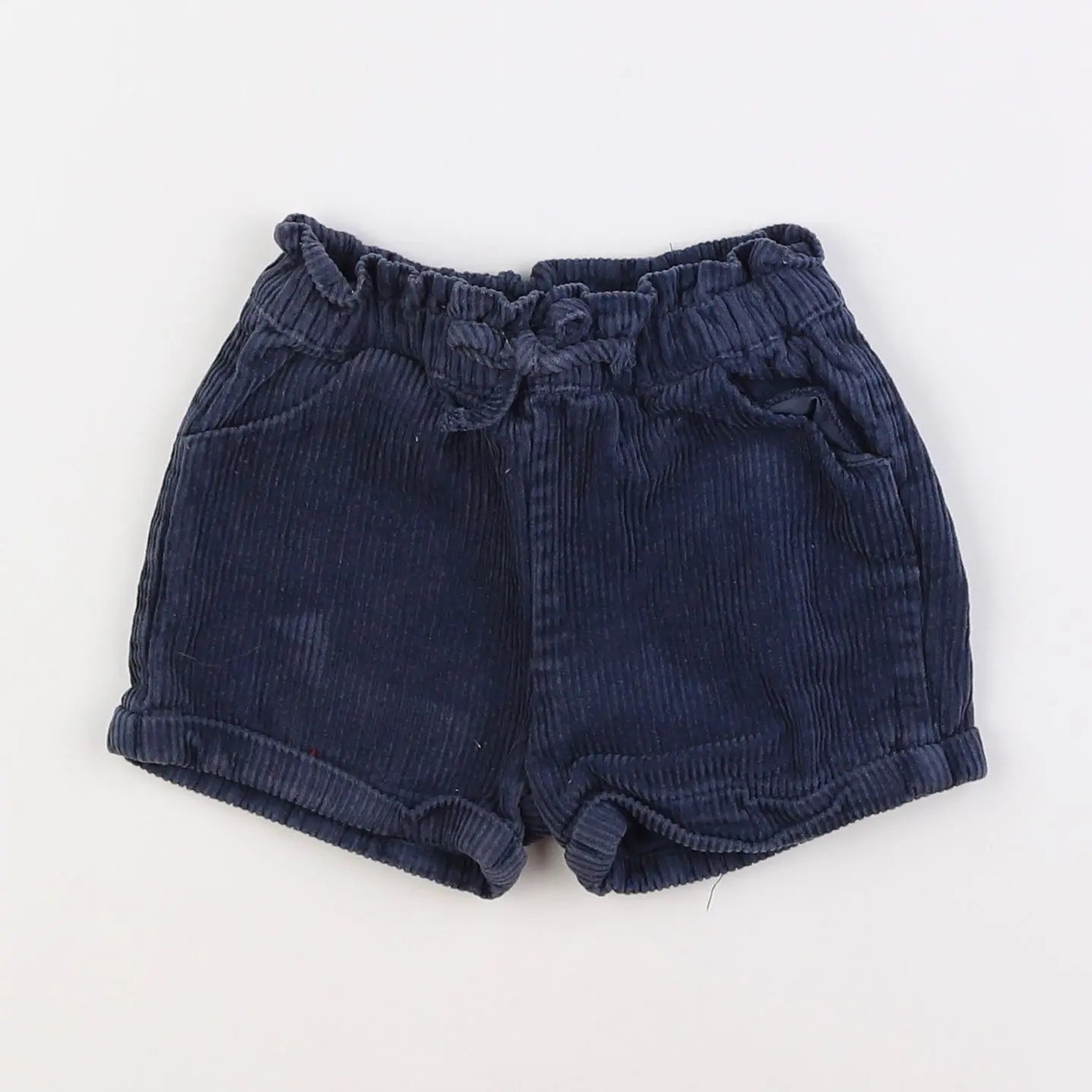 Vertbaudet - short bleu - 18 mois