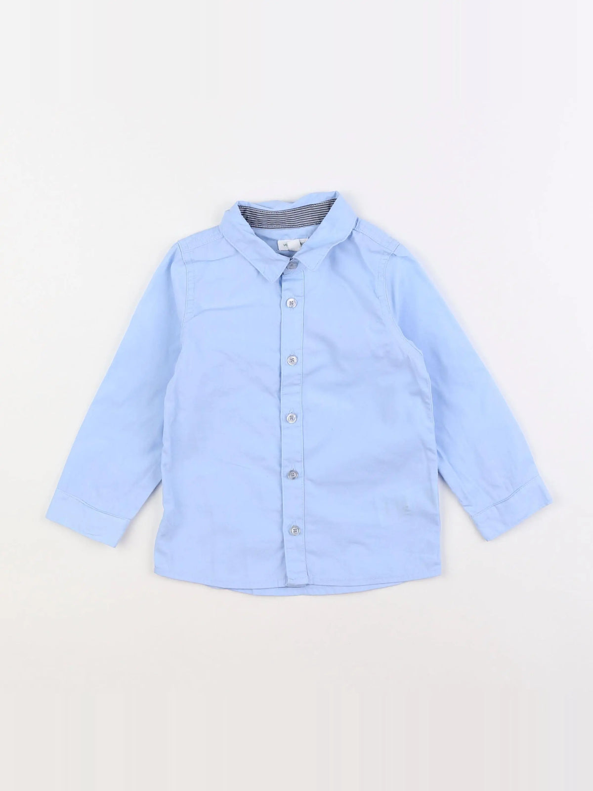 Vertbaudet - chemise bleu - 2 ans