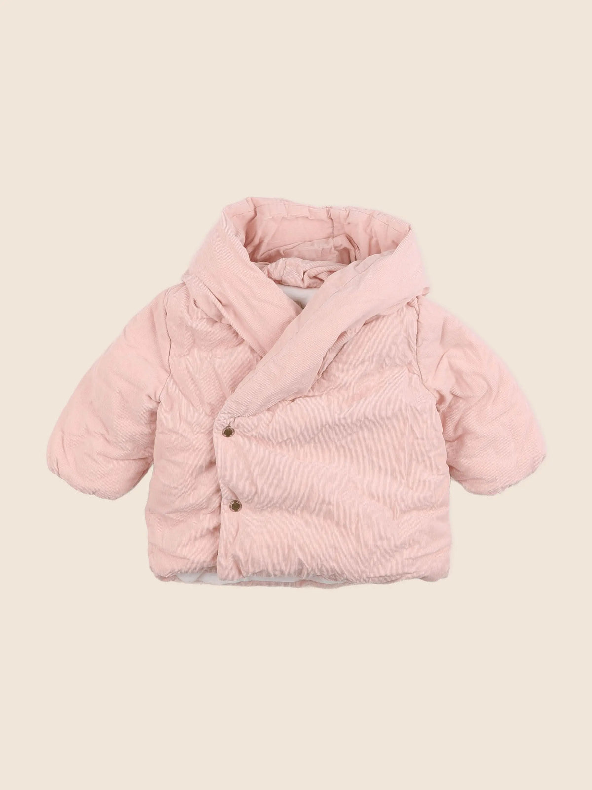 Vertbaudet - veste doublé rose - 9 mois