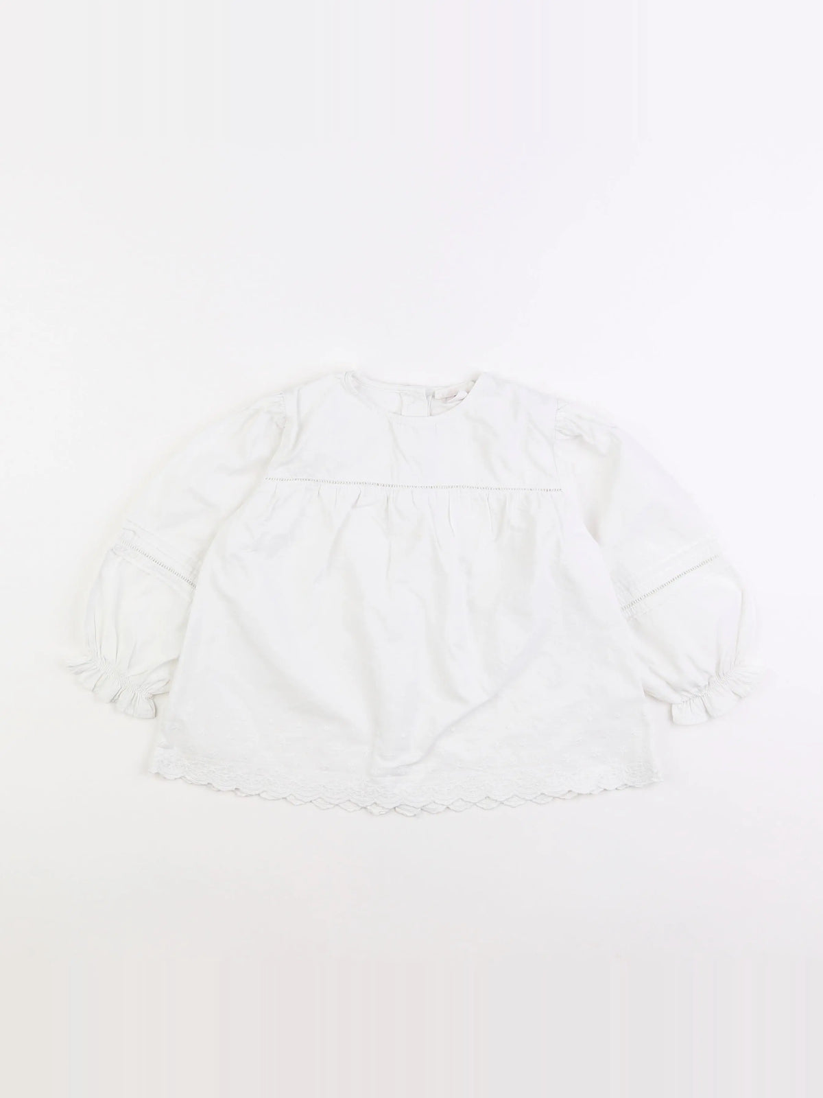 Zara - blouse blanc - 2/3 ans