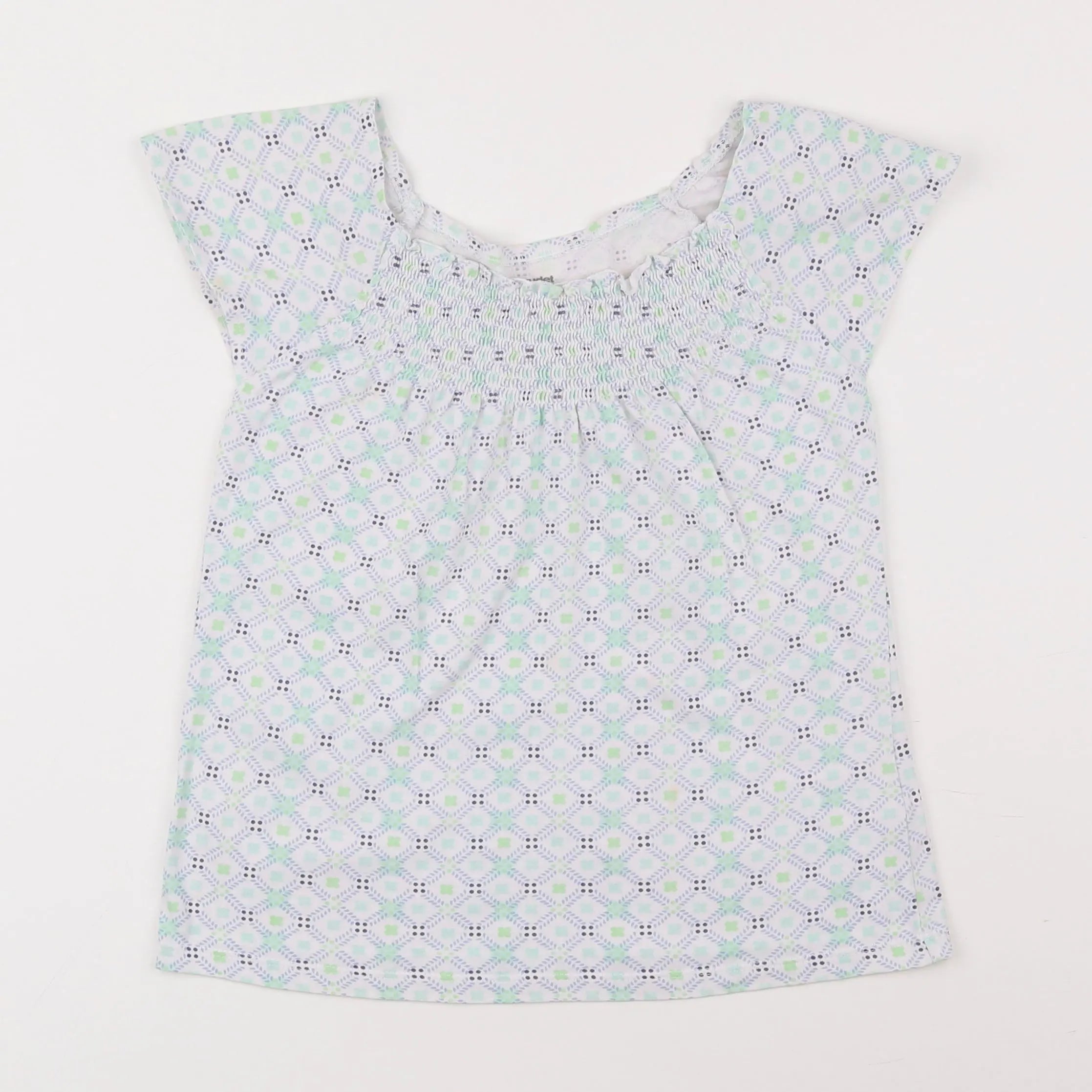 Vertbaudet - tee-shirt blanc - 8 ans